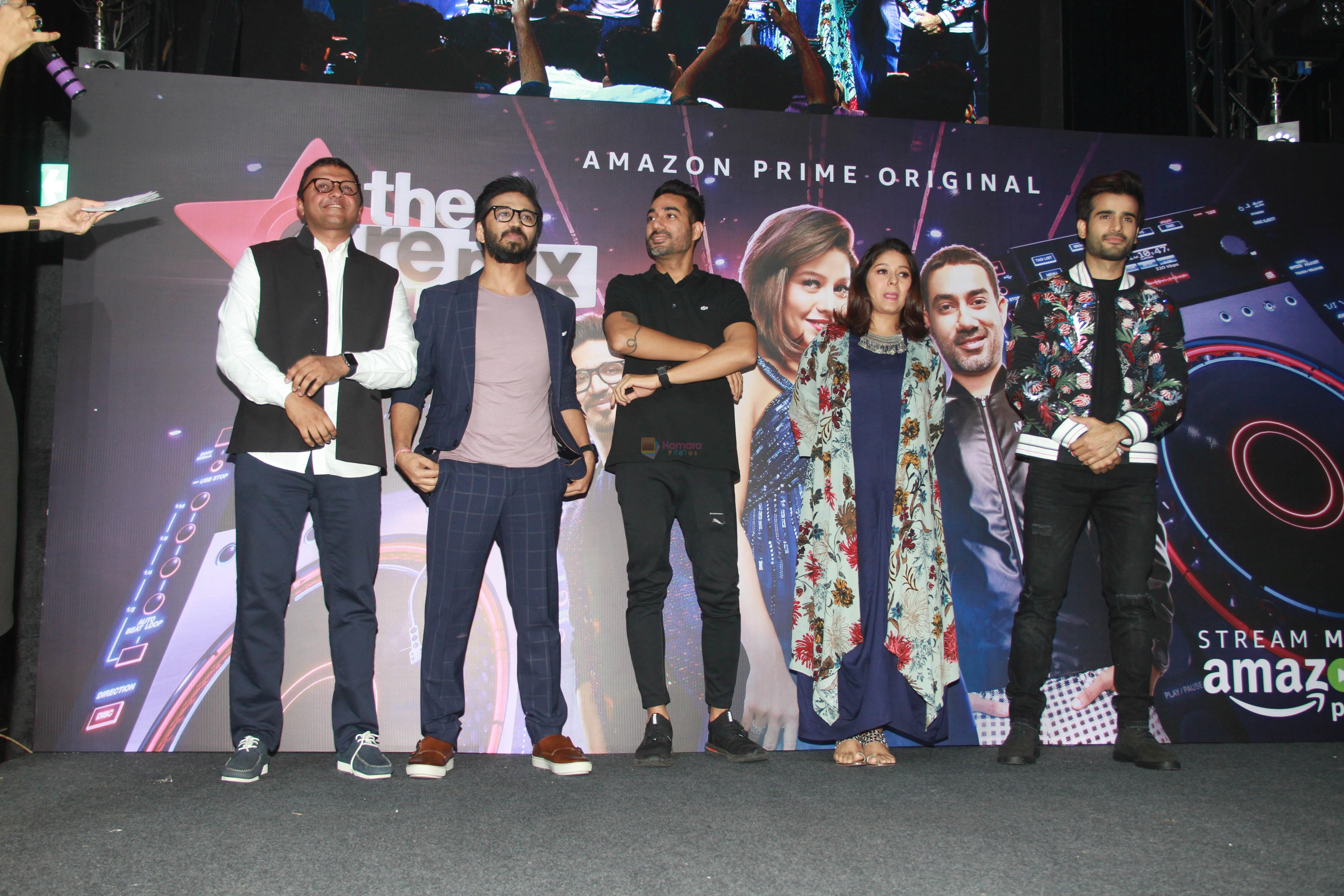 Sunidhi Chauhan, Karan Tacker at the Trailer Launch Of Amazon Prime Original The Remix