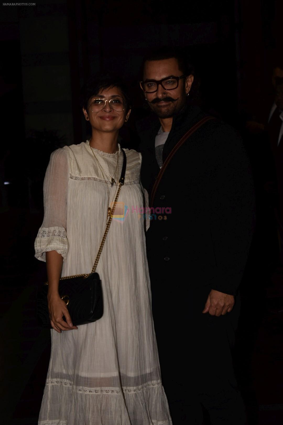 Aamir Khan, Kiran Rao at the Success Party Of Film Secret Superstar