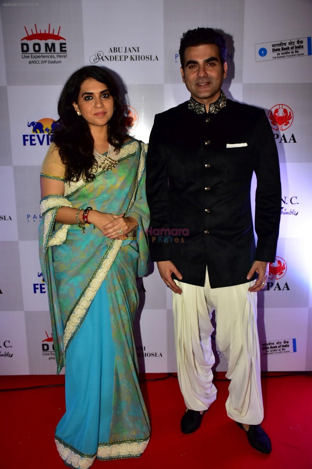 Shaina NC & Arbaz Khan at Caring with Style Fashion Show