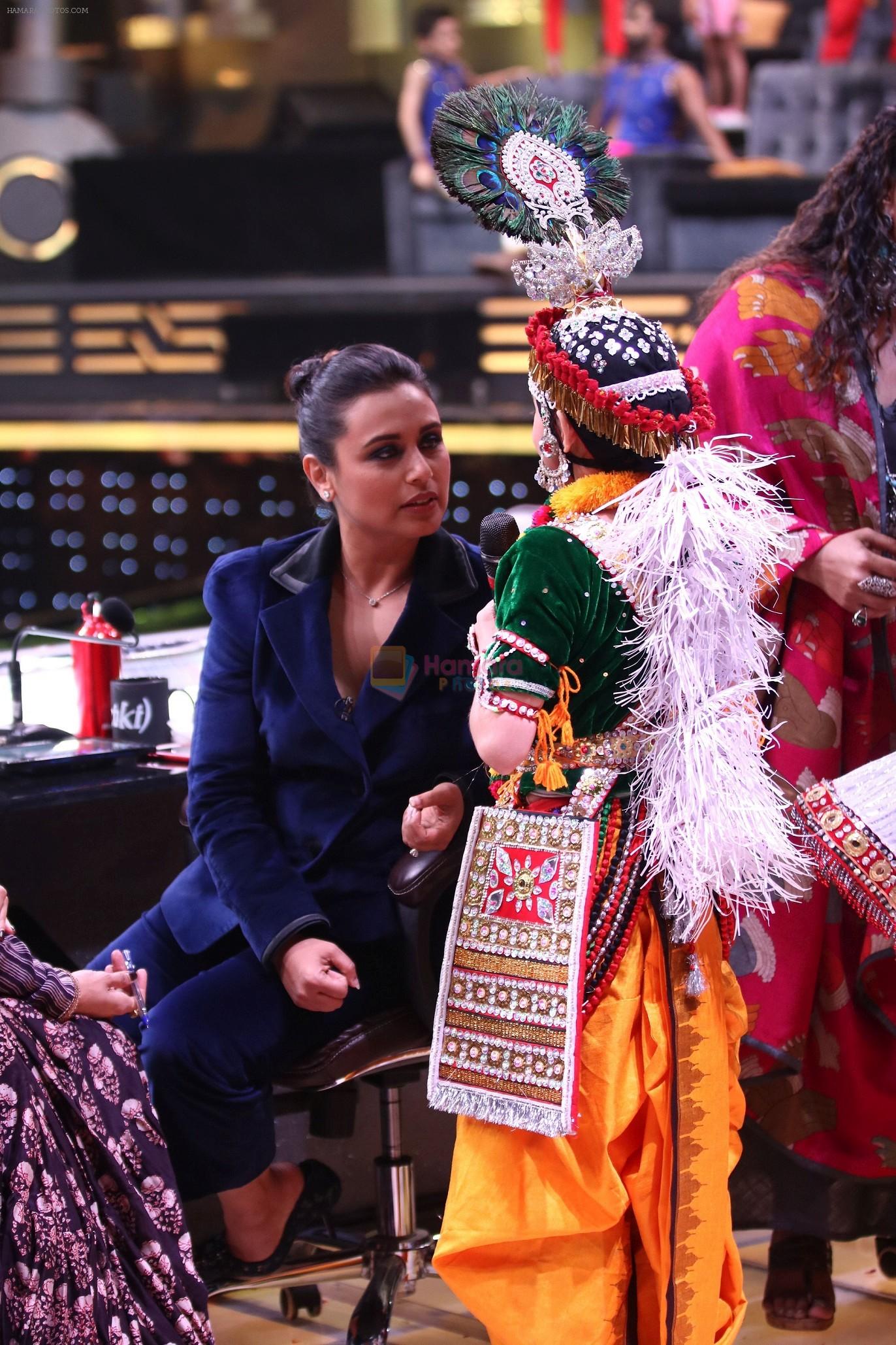 Rani Mukherjee on the sets of Super Dancer Chapter 2 at filmcity in mumbai