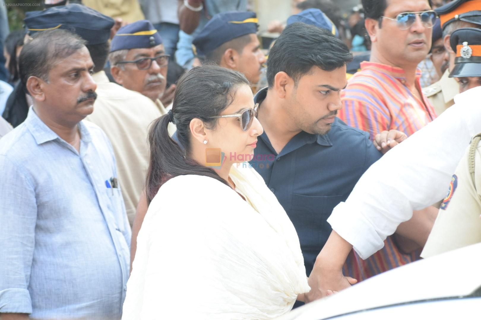 Vidya Balan at Sridevi's Funeral in Mumbai on 28th Feb 2018