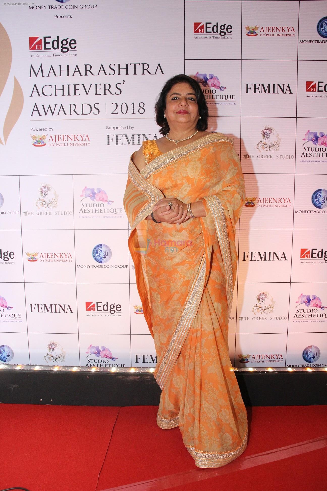 Dr Madhu Chopra at the ET Edge Maharashta Achievers Awards 2018