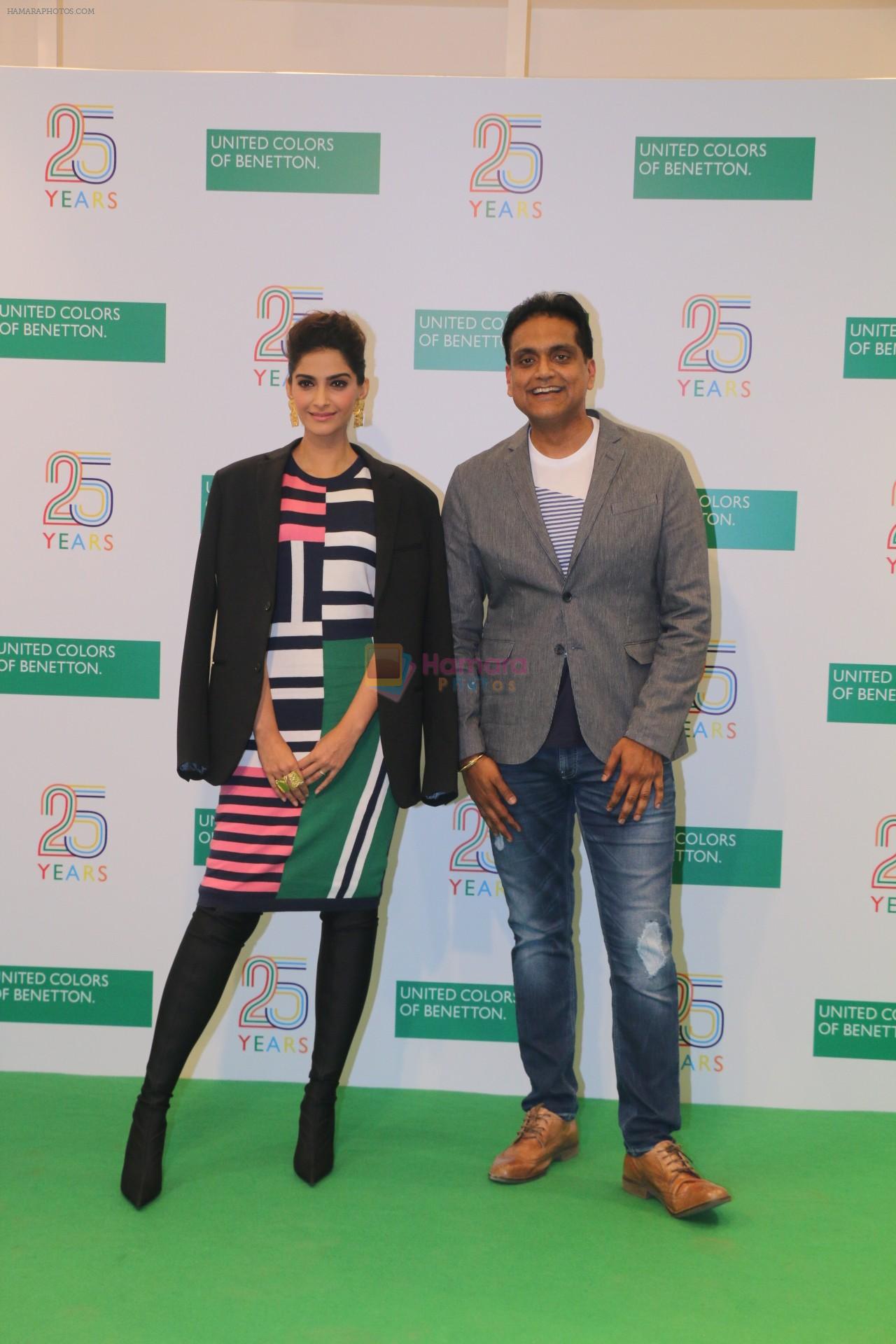 Sonam Kapoor During The 25 Years Celebration Of Benetton India Of Heritage And Values In India At United Colors Of Benetton