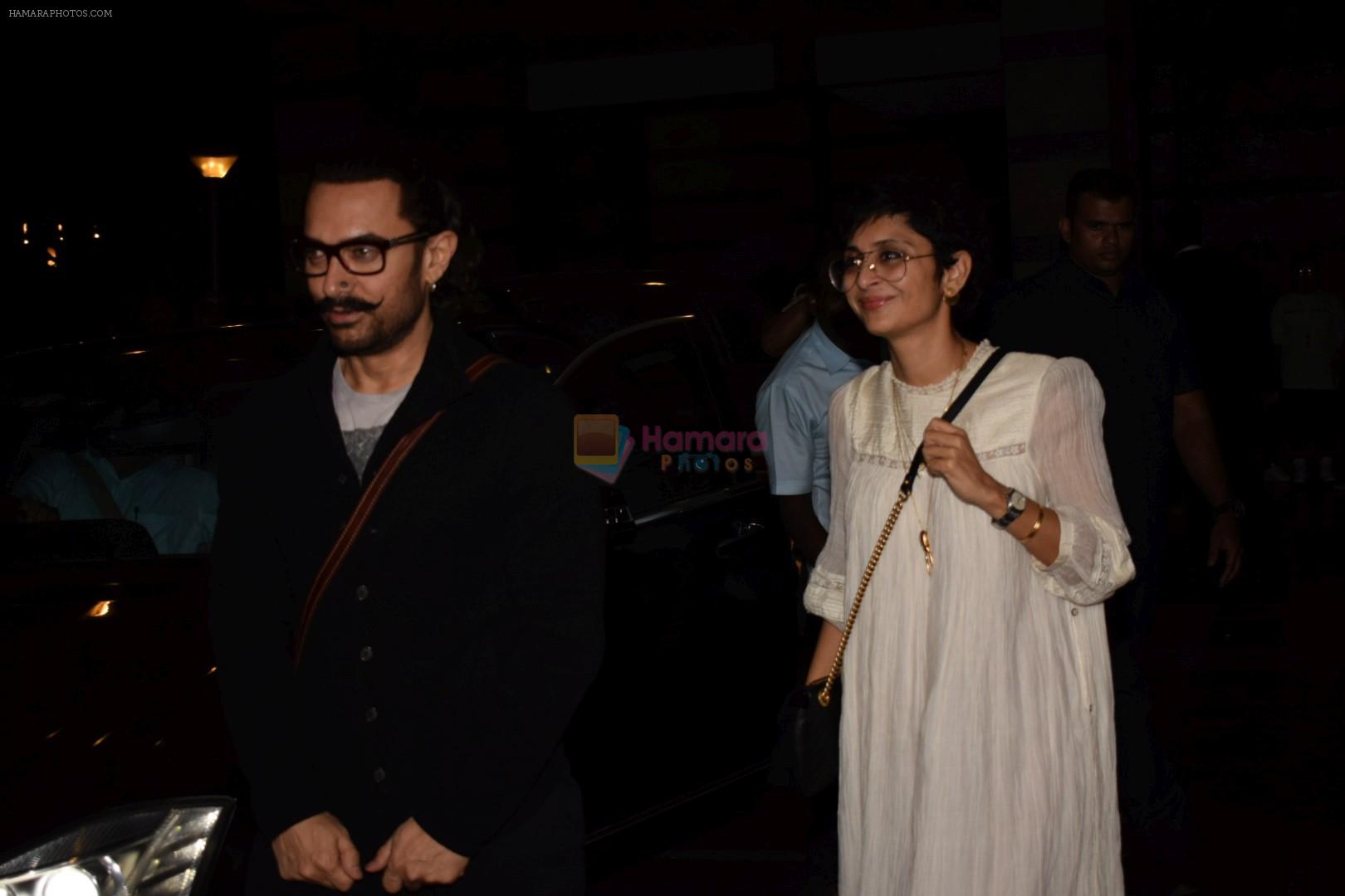 Aamir Khan, Kiran Rao at the Success Party Of Film Secret Superstar