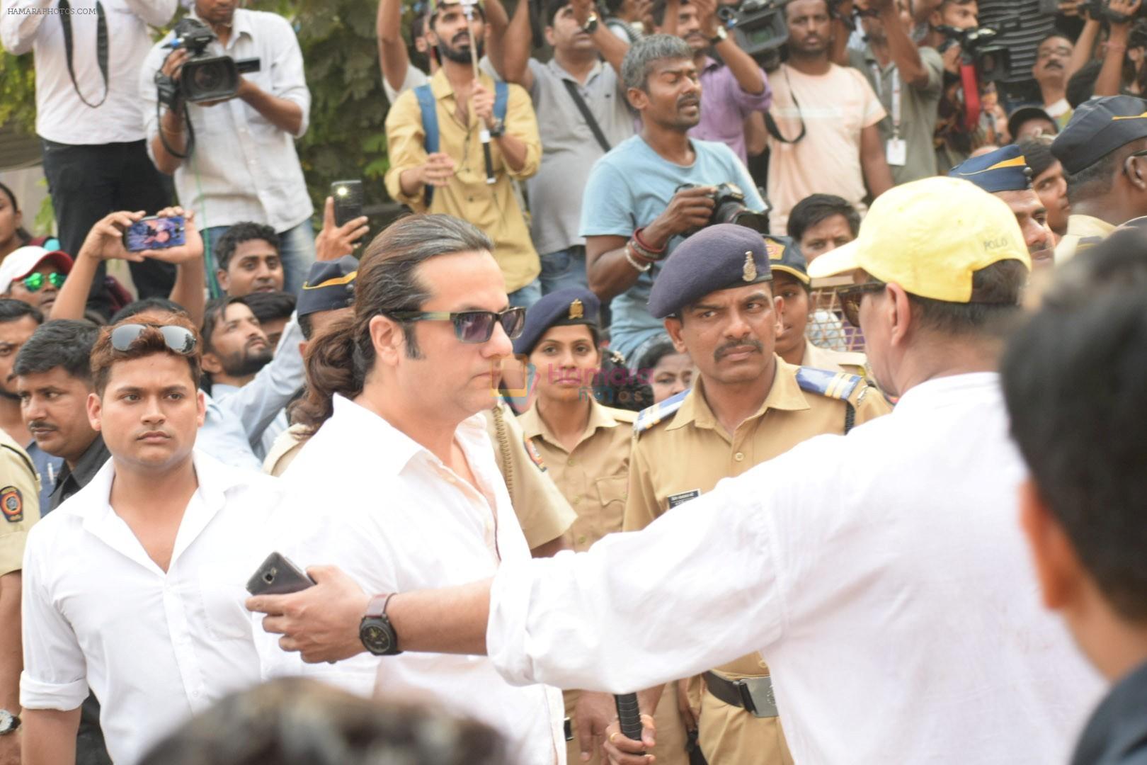 at Sridevi's Funeral in Mumbai on 28th Feb 2018