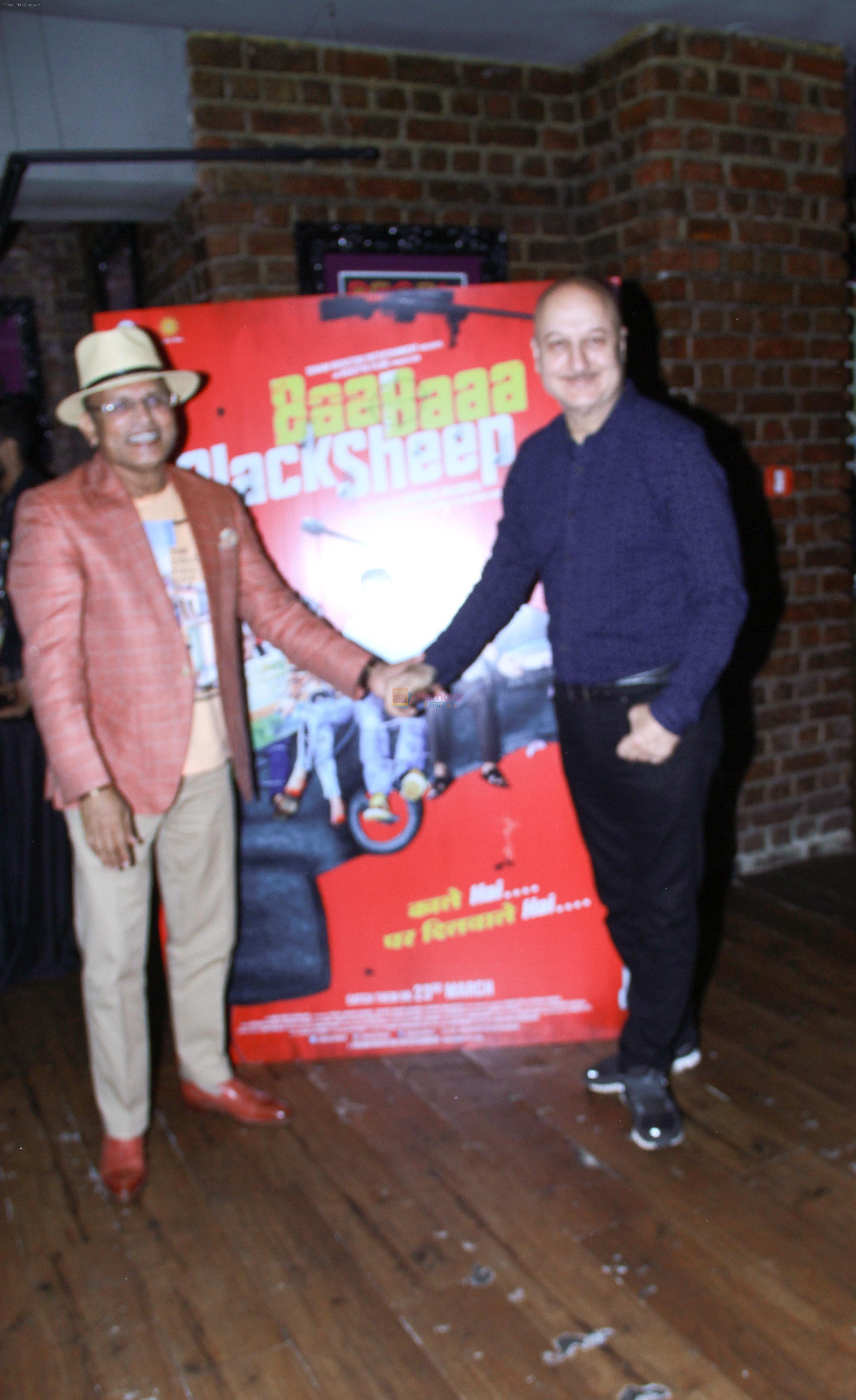 Anupam Kher,Annu Kapoor at the Song Launch Of Baa Baaa Black Sheep on 1st March 2018