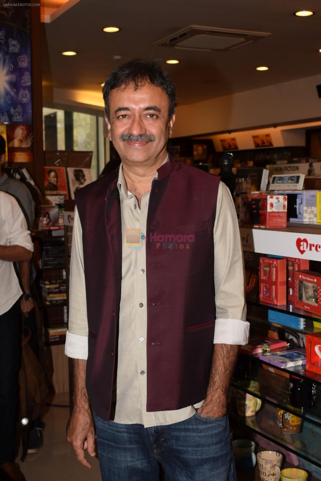 Rajkumar Hirani at the book launch of Manjeet Hirani's book titled _How to be Human - Life lessons by Buddy Hirani_ in Title Waves, Bandra, Mumbai on 5th March 2018