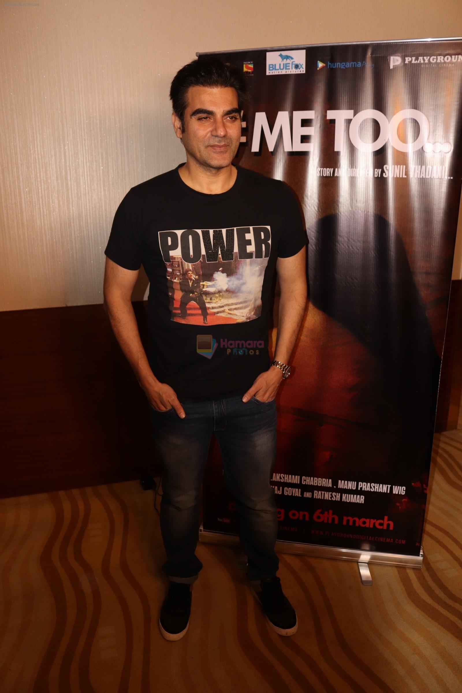 Arbaaz Khan at the Premiere of the upcoming short film #metoo at The View Andheri in mumbai on 6th March 2018