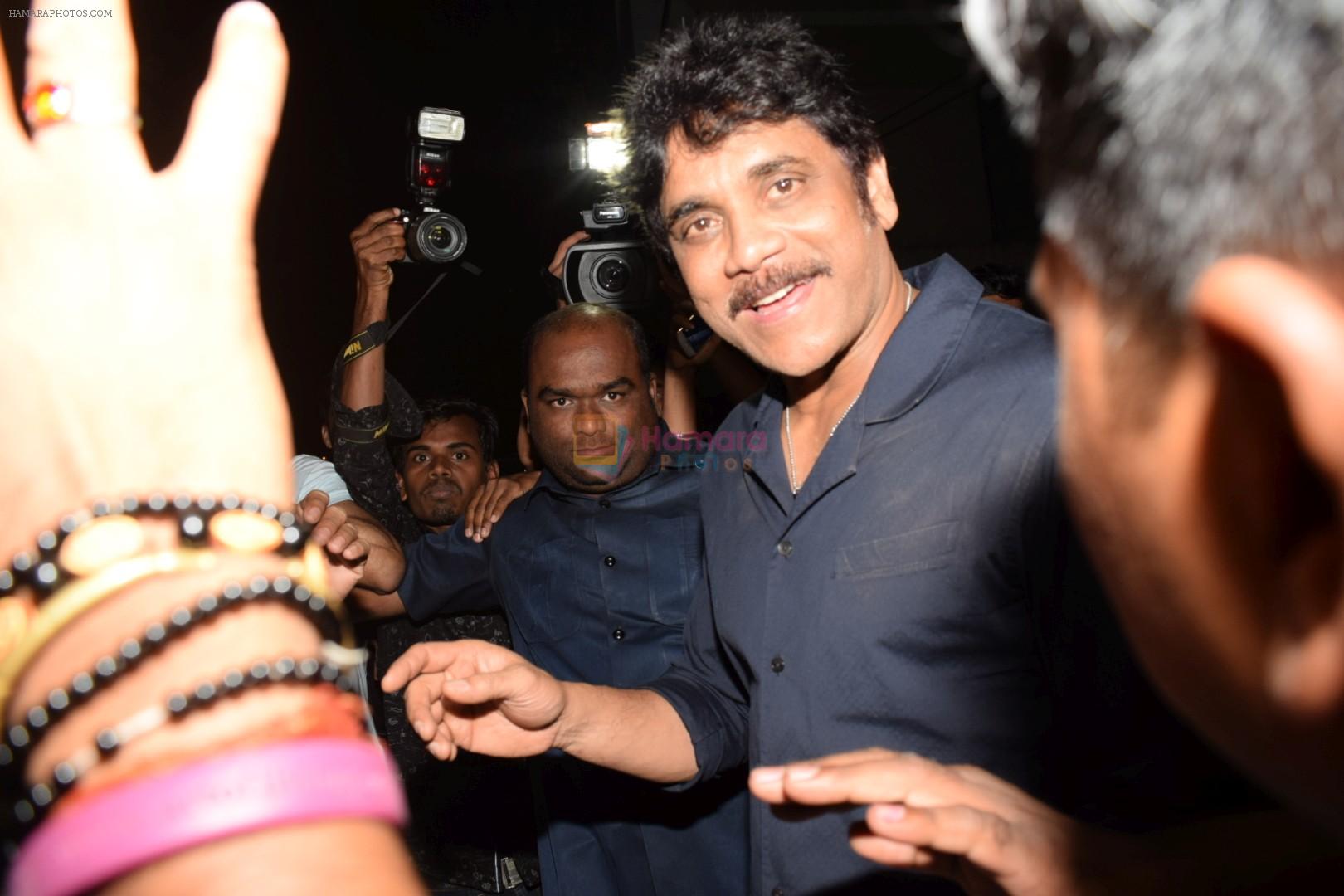 Nagarjuna with  Cast of Shiva 2 spotted at Estrella lounge in juhu, mumbai on 8th March 2018