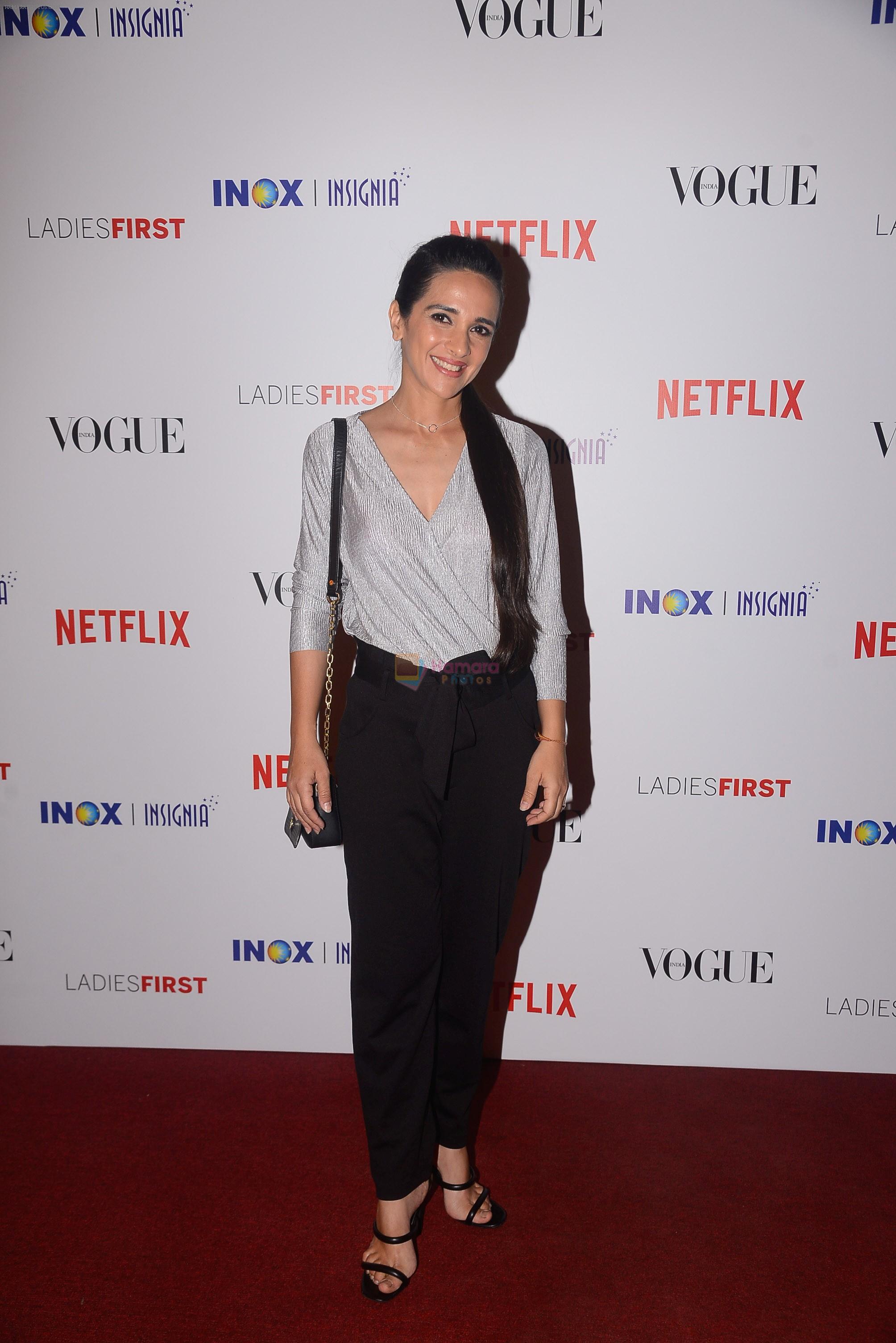 Tara Sharma Saluja at the Premier of _Ladies First_- The First Original Netflix Documentary that chronicles the life of World No 1 Archer, Deepika Kumari on 8th March 2018