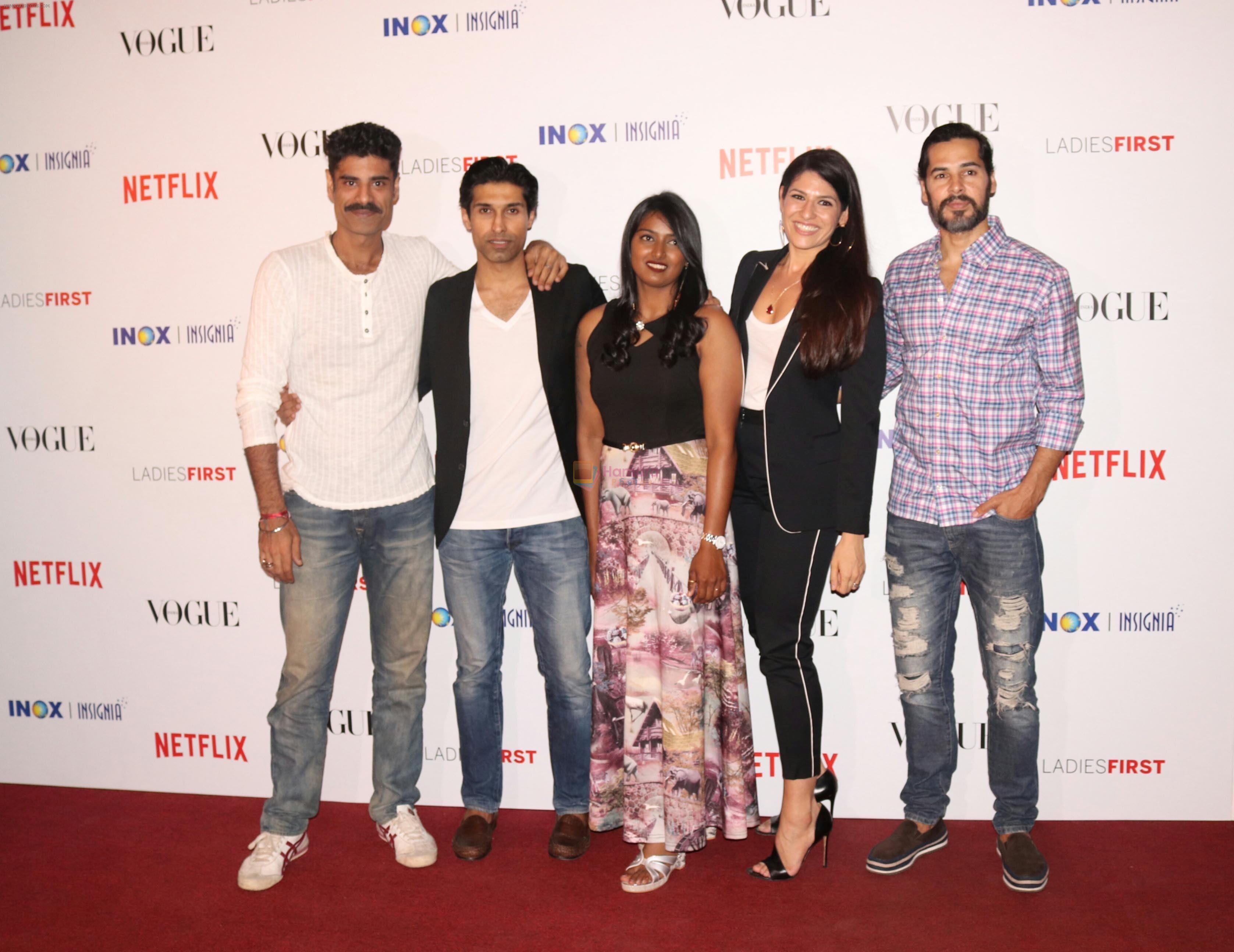 Sikandr Khr, Dino Morea at the Premier of _Ladies First_- The First Original Netflix Documentary that chronicles the life of World No 1 Archer, Deepika Kumari on 8th March 2018