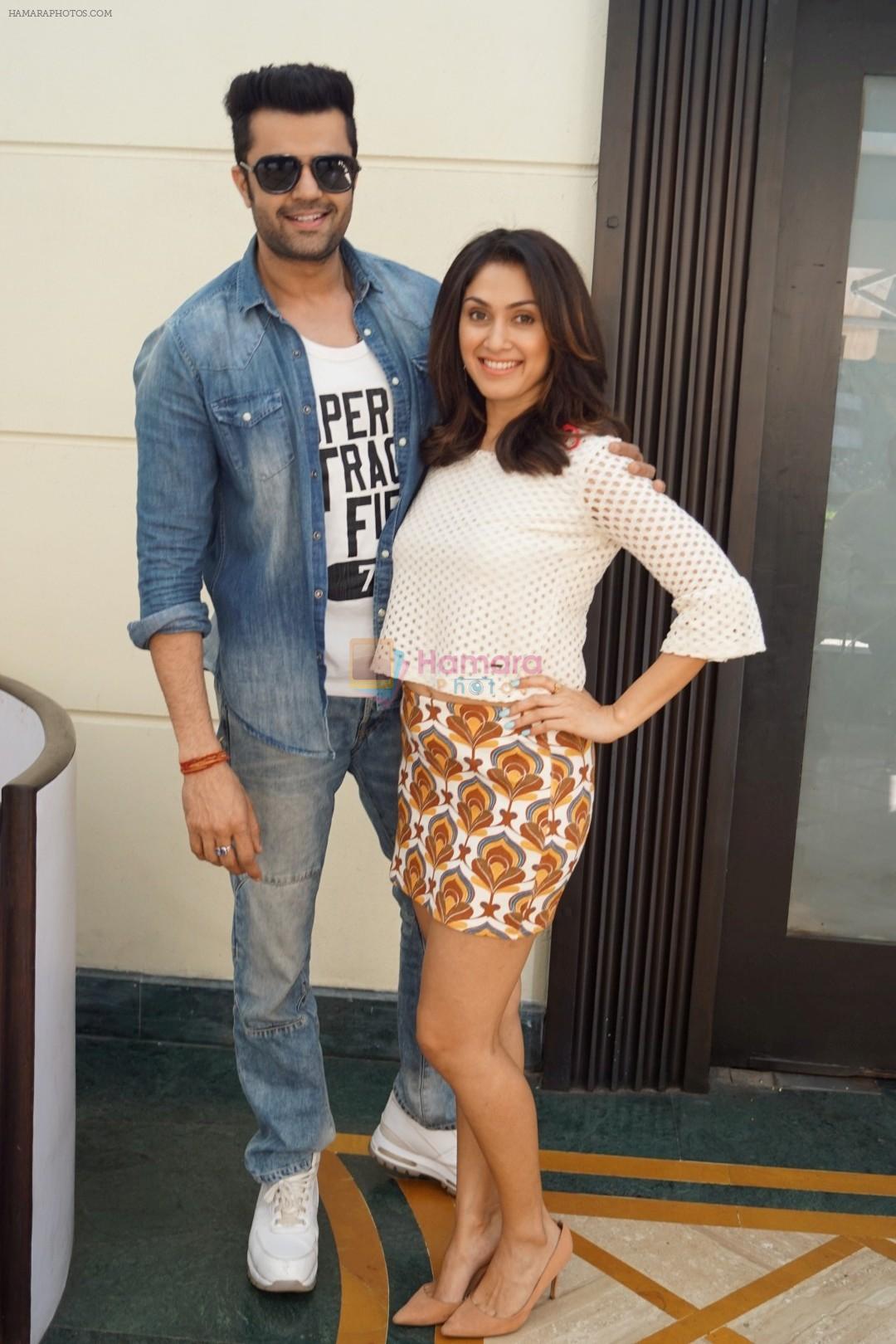 Manish Paul, Manjari Phadnis Spotted For Promotion of Film Baa Baaa Black Sheep on 8th March 2018