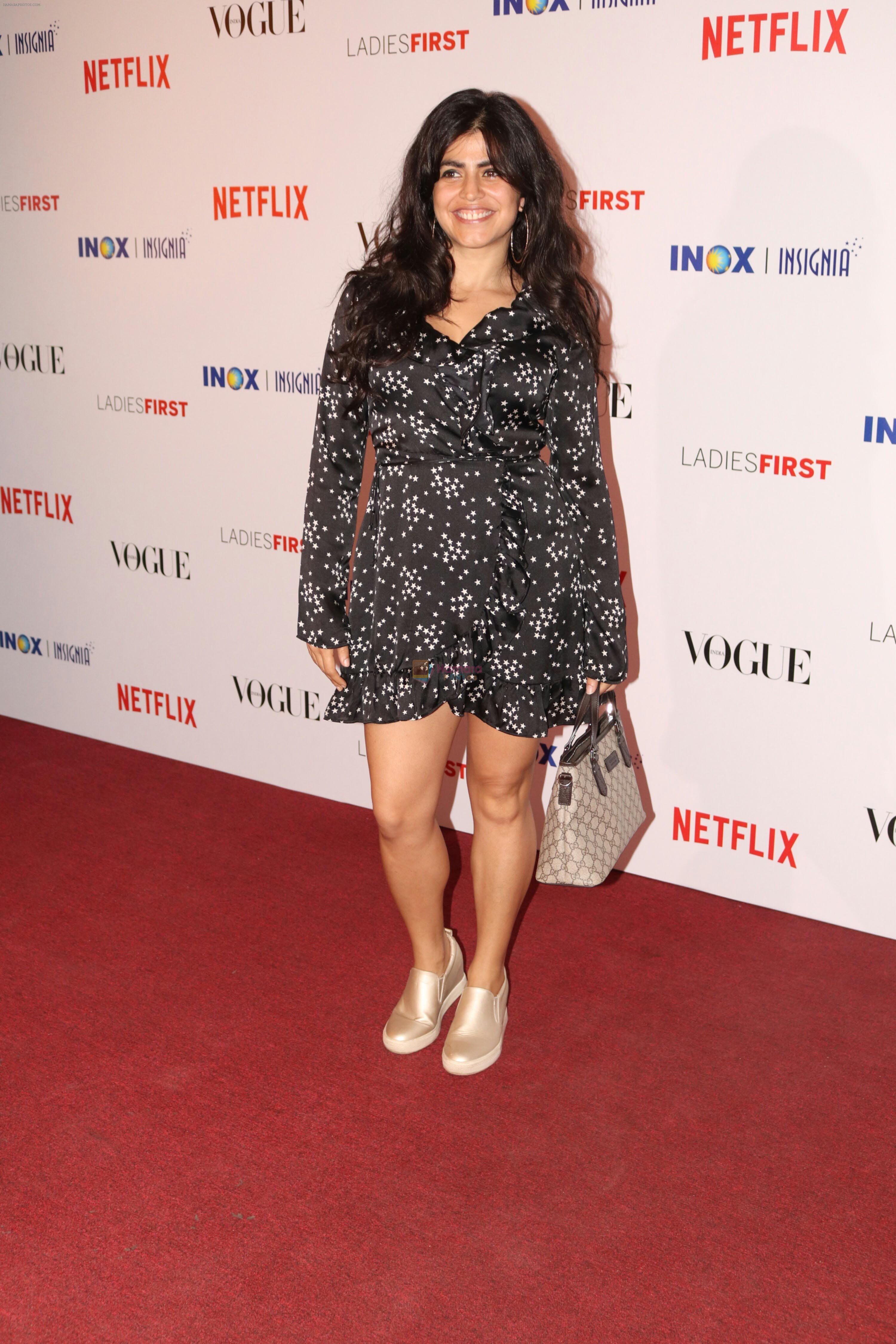 Shenaz Treasury at the Premier of _Ladies First_- The First Original Netflix Documentary that chronicles the life of World No 1 Archer, Deepika Kumari on 8th March 2018