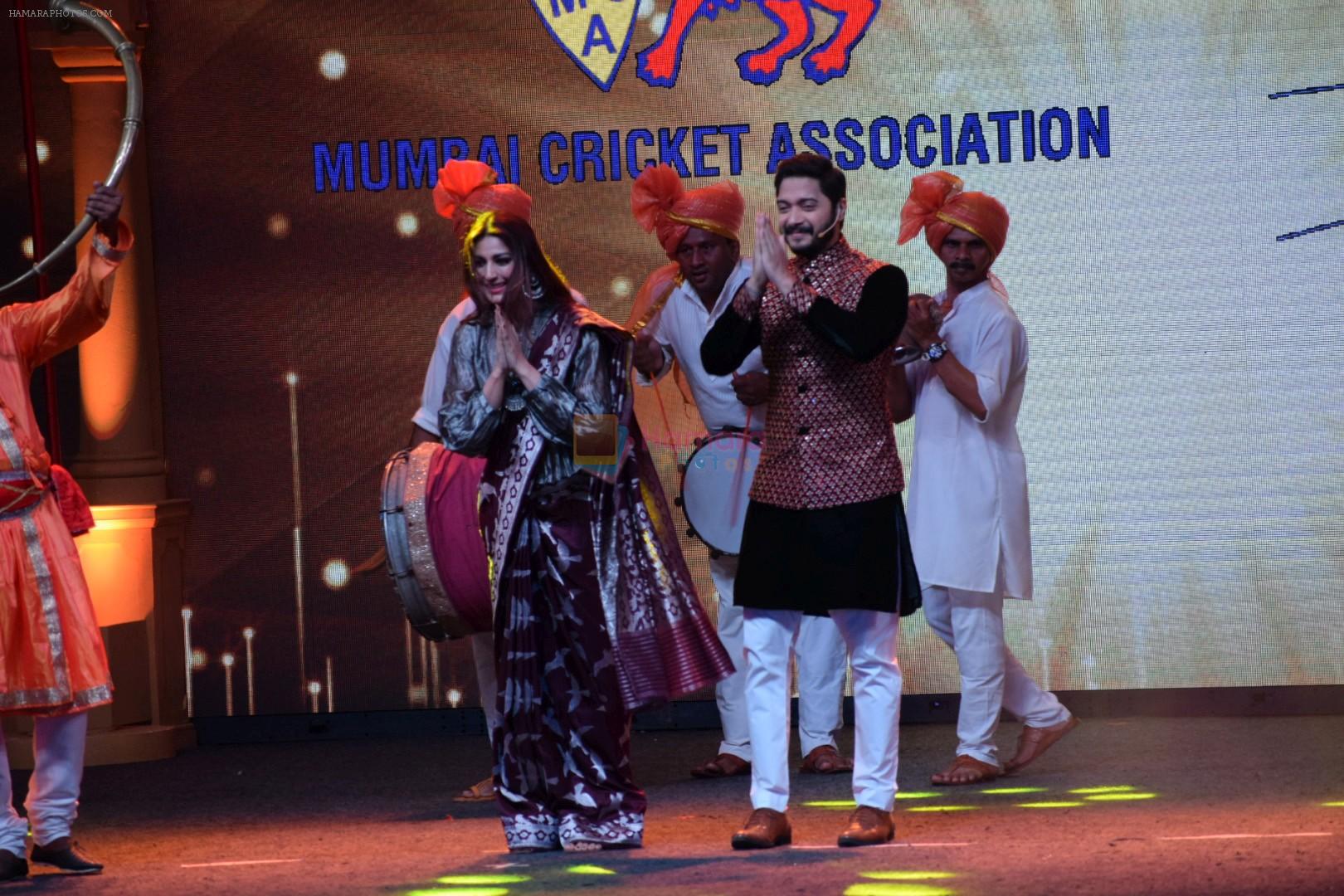 Sonali Bendre, Shreyas Talpade at the Opening Ceremony Of T20 Mumbai Cricket League on 10th March 2018