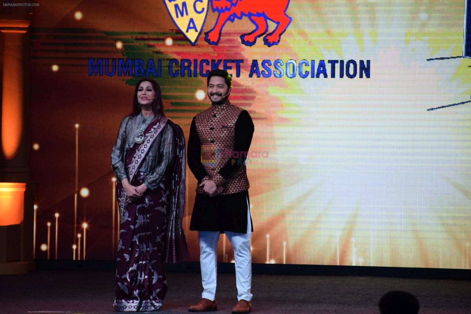 Sonali Bendre, Shreyas Talpade at the Opening Ceremony Of T20 Mumbai Cricket League on 10th March 2018