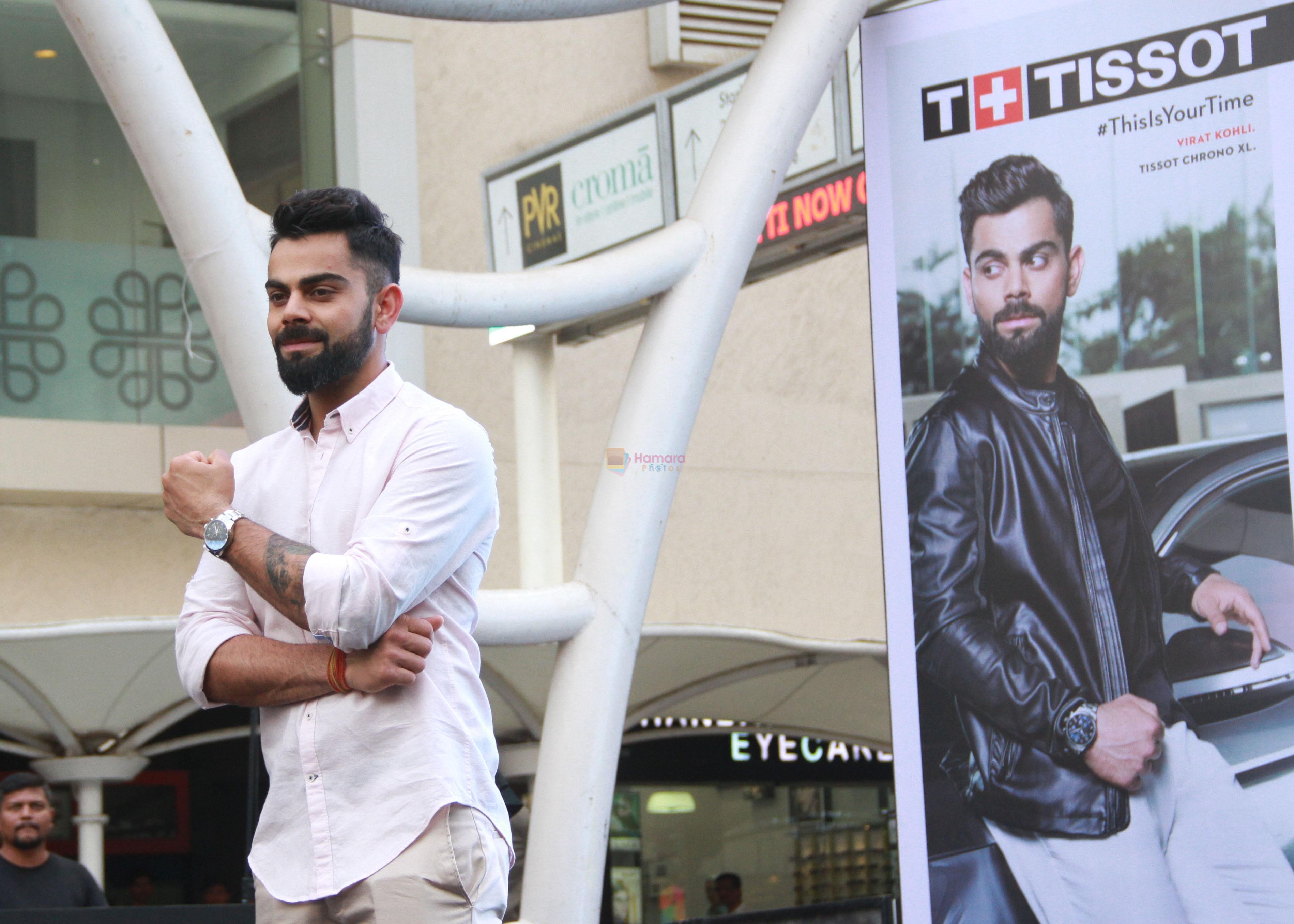 Virat Kohli at the Opening Of New Boutique Tissot An Swiss Watch Brand In Mumbai on 13th March 2018