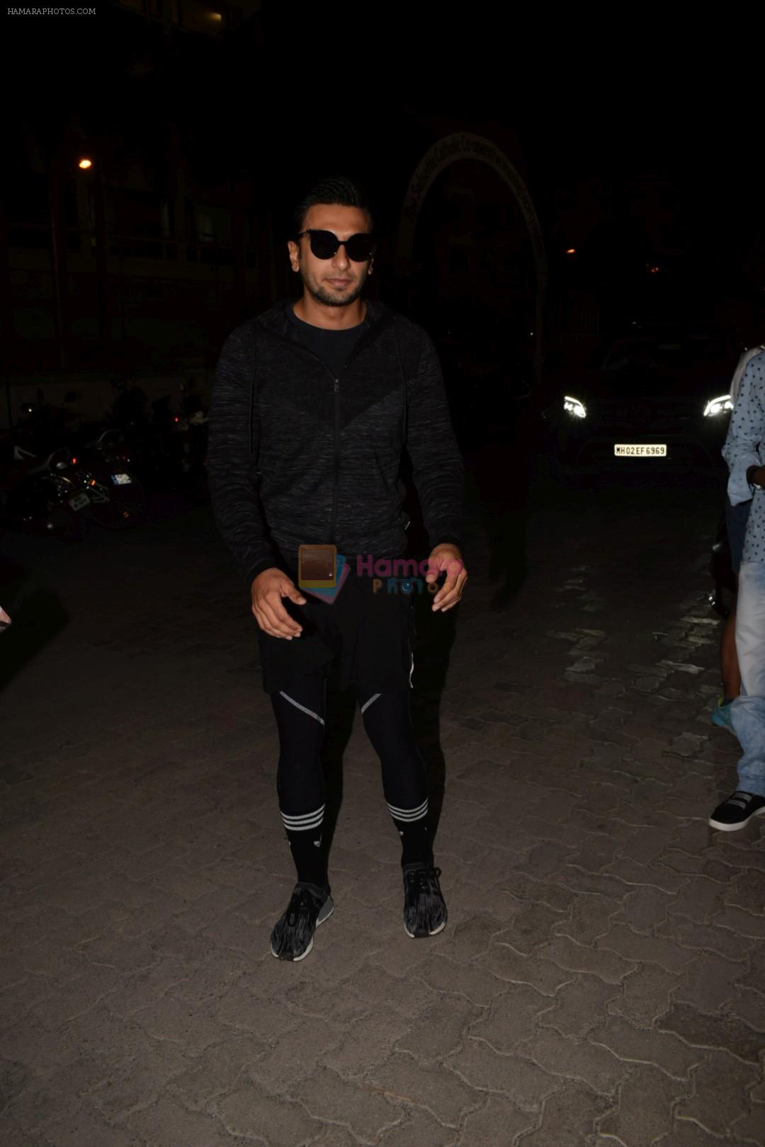 Ranveer Singh at Roots Premiere League Spring Season 2018 For Amateur Football In India on 14th March 2018