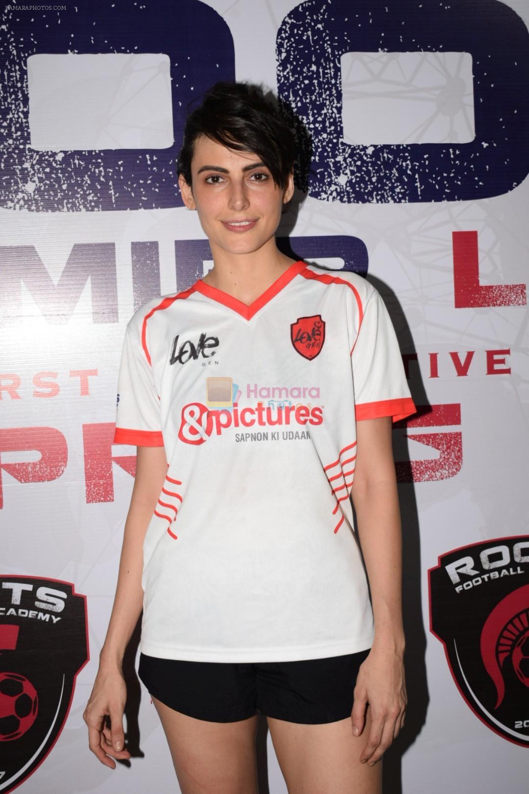 Mandana Karimi at Roots Premiere League Spring Season 2018 For Amateur Football In India on 14th March 2018