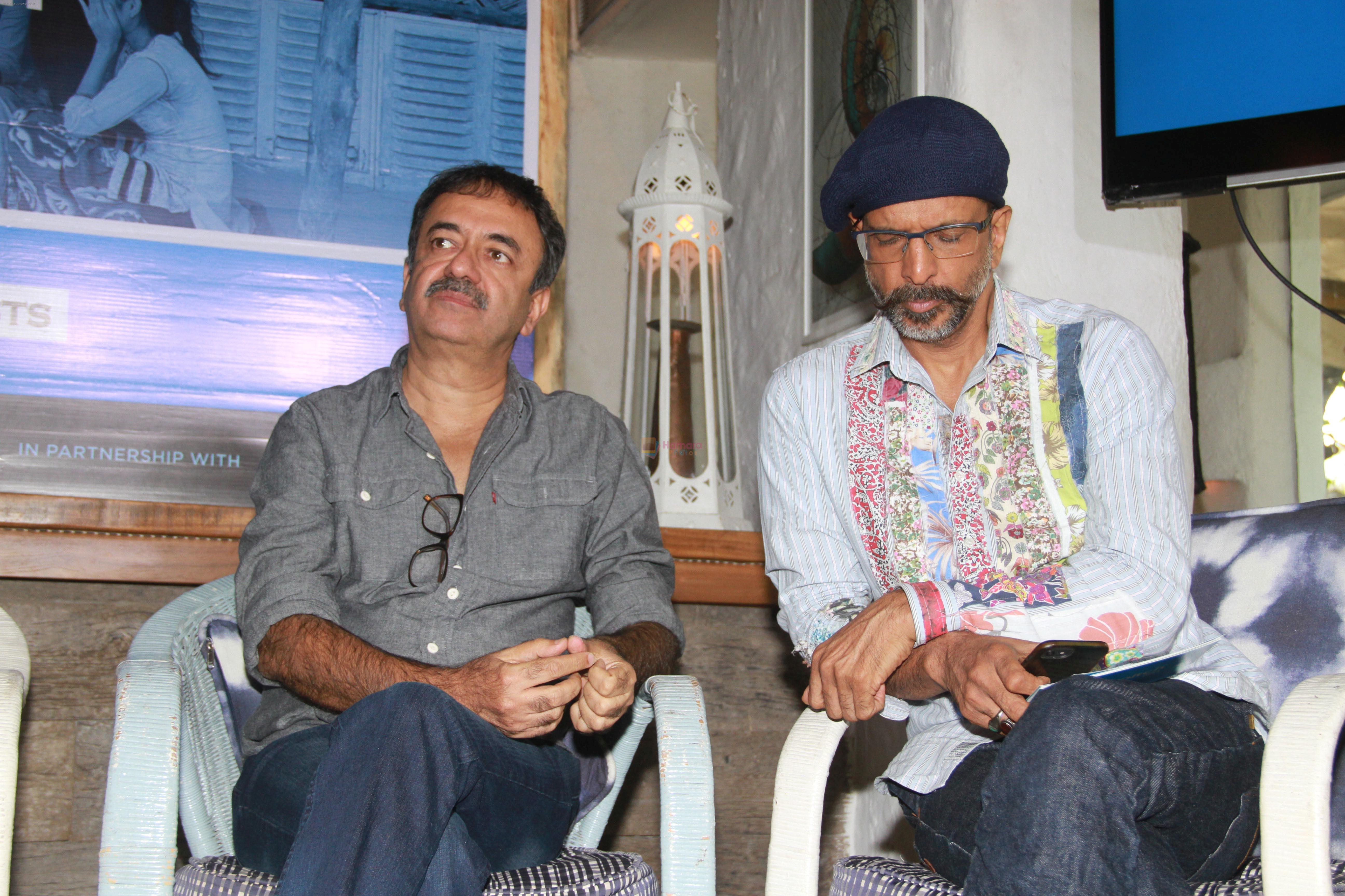 Rajkumar Hirani, Javed Jaffrey at the Press announcement for Good Pitch for films on 14th March 2018