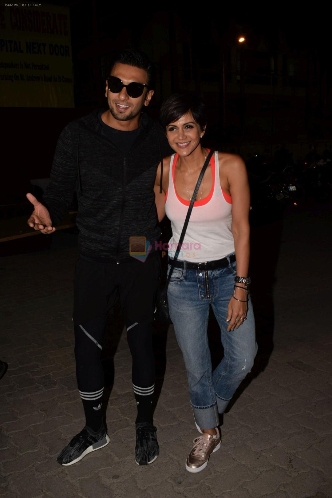 Ranveer Singh, Mandira Bedi at Roots Premiere League Spring Season 2018 For Amateur Football In India on 14th March 2018
