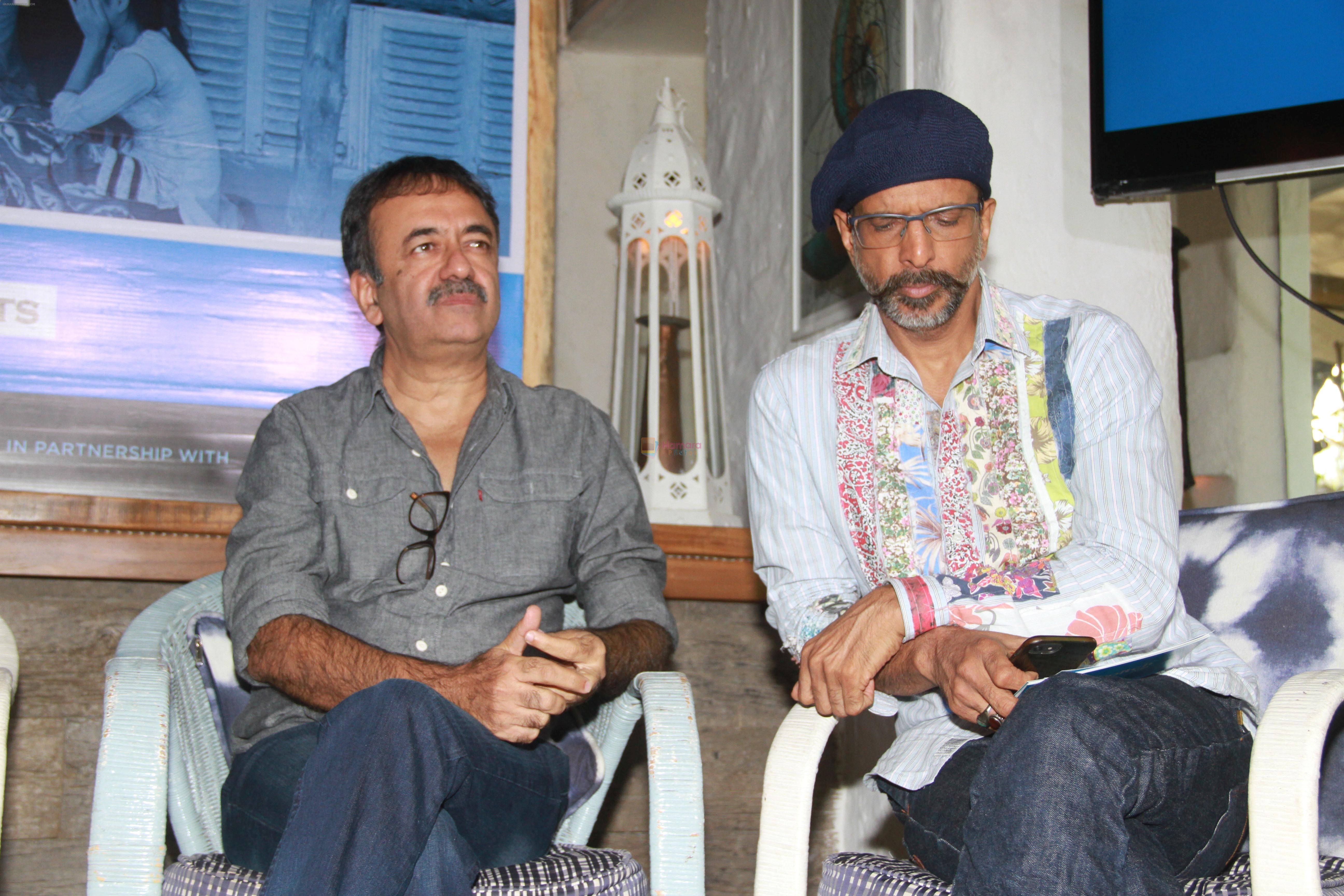 Rajkumar Hirani, Javed Jaffrey at the Press announcement for Good Pitch for films on 14th March 2018