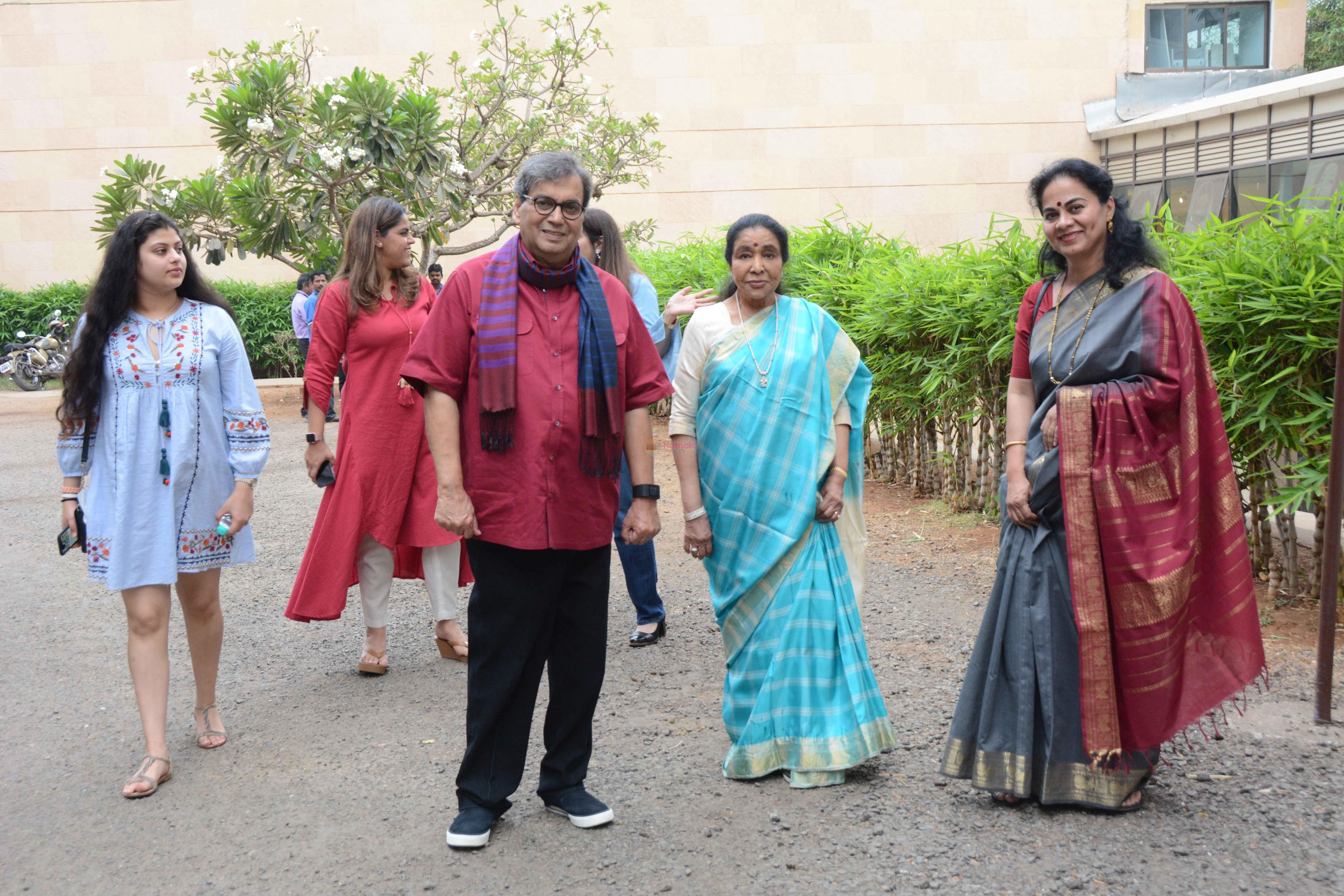 Asha Bhosle At Whistling Woods International For 5th Veda Session on 15th March 2018