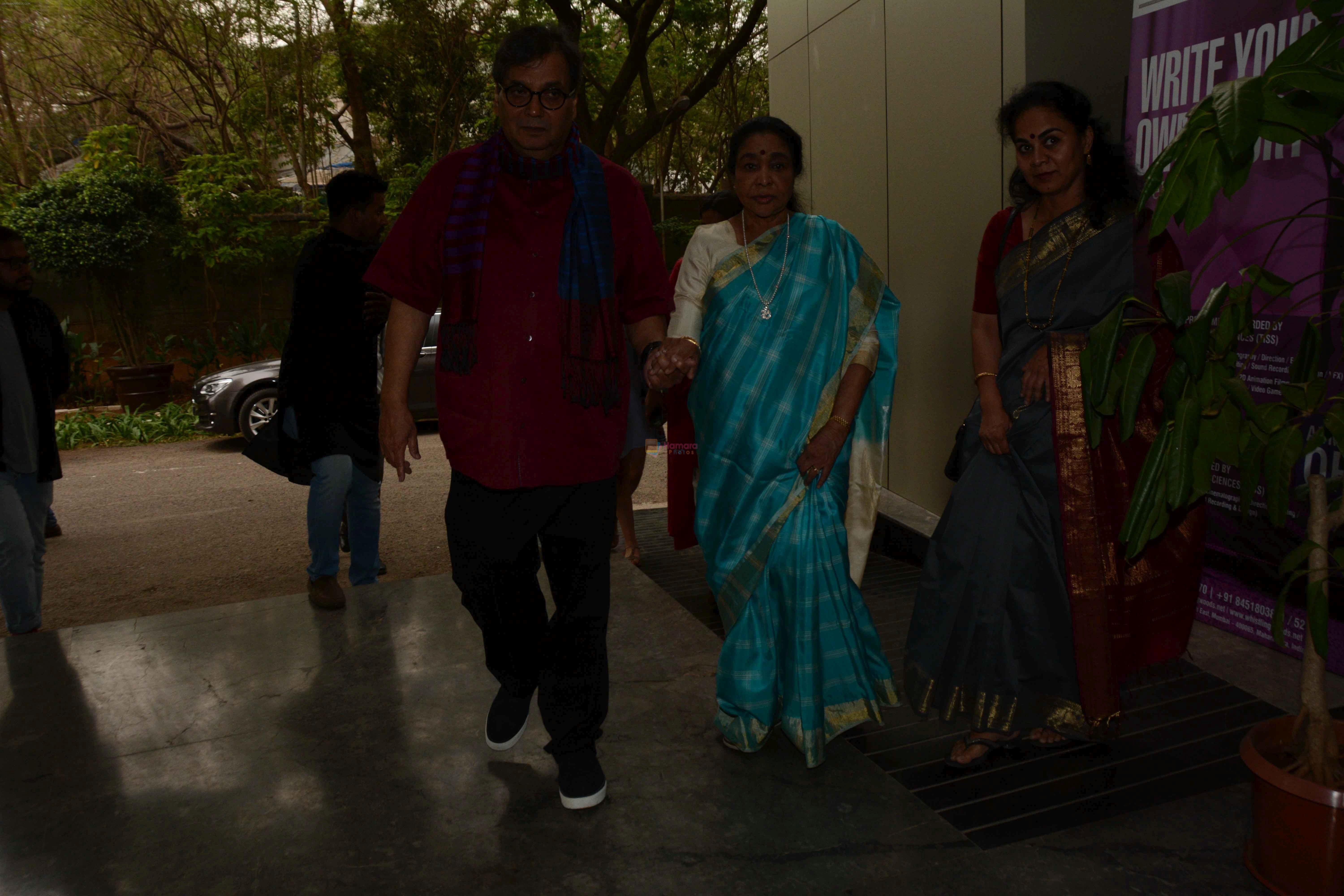 Asha Bhosle At Whistling Woods International For 5th Veda Session on 15th March 2018