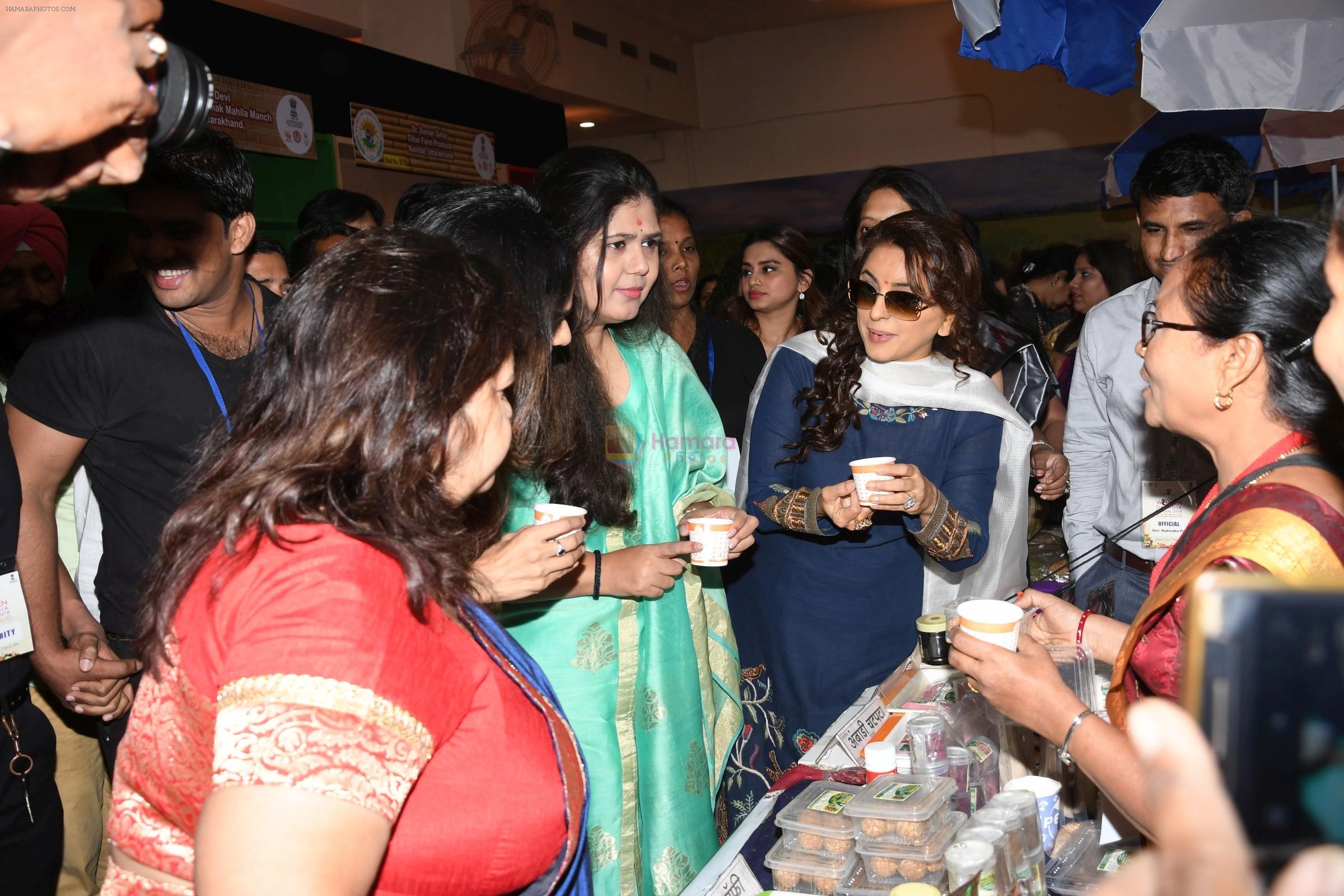 Juhi Chawla At the Opening Of Women Of India Organic Festival on 18th March 2018
