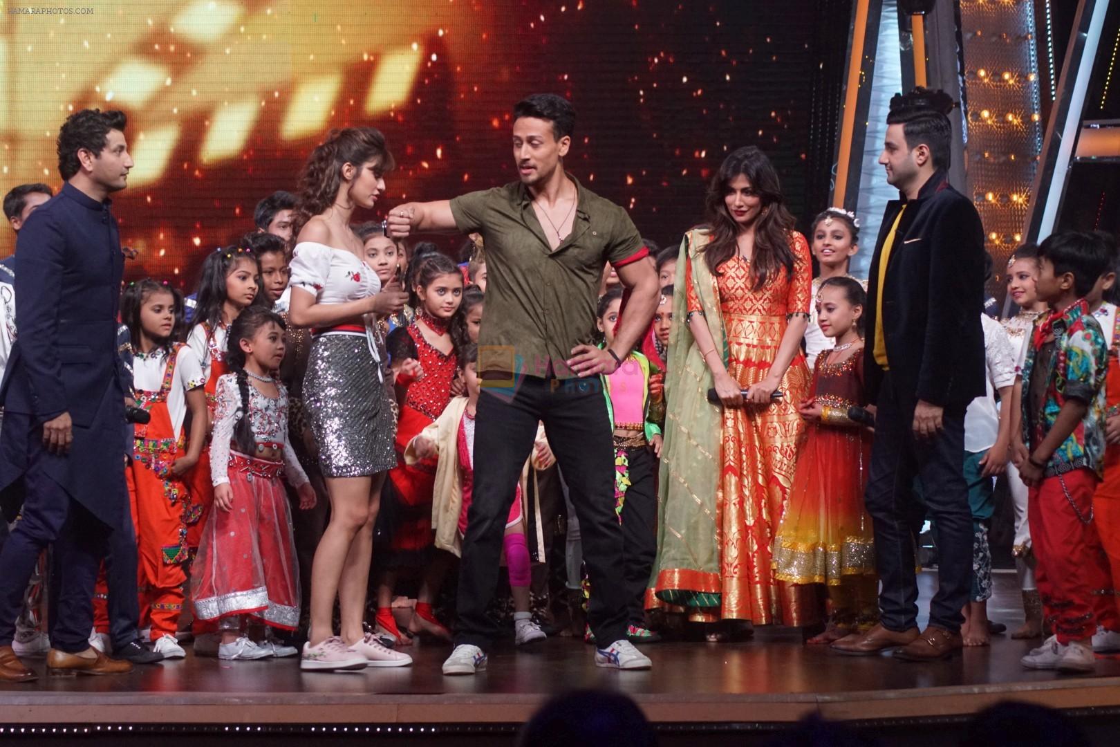 Tiger Shroff, Disha Patani On Sets Of DiD Little Master on 18th March 2018