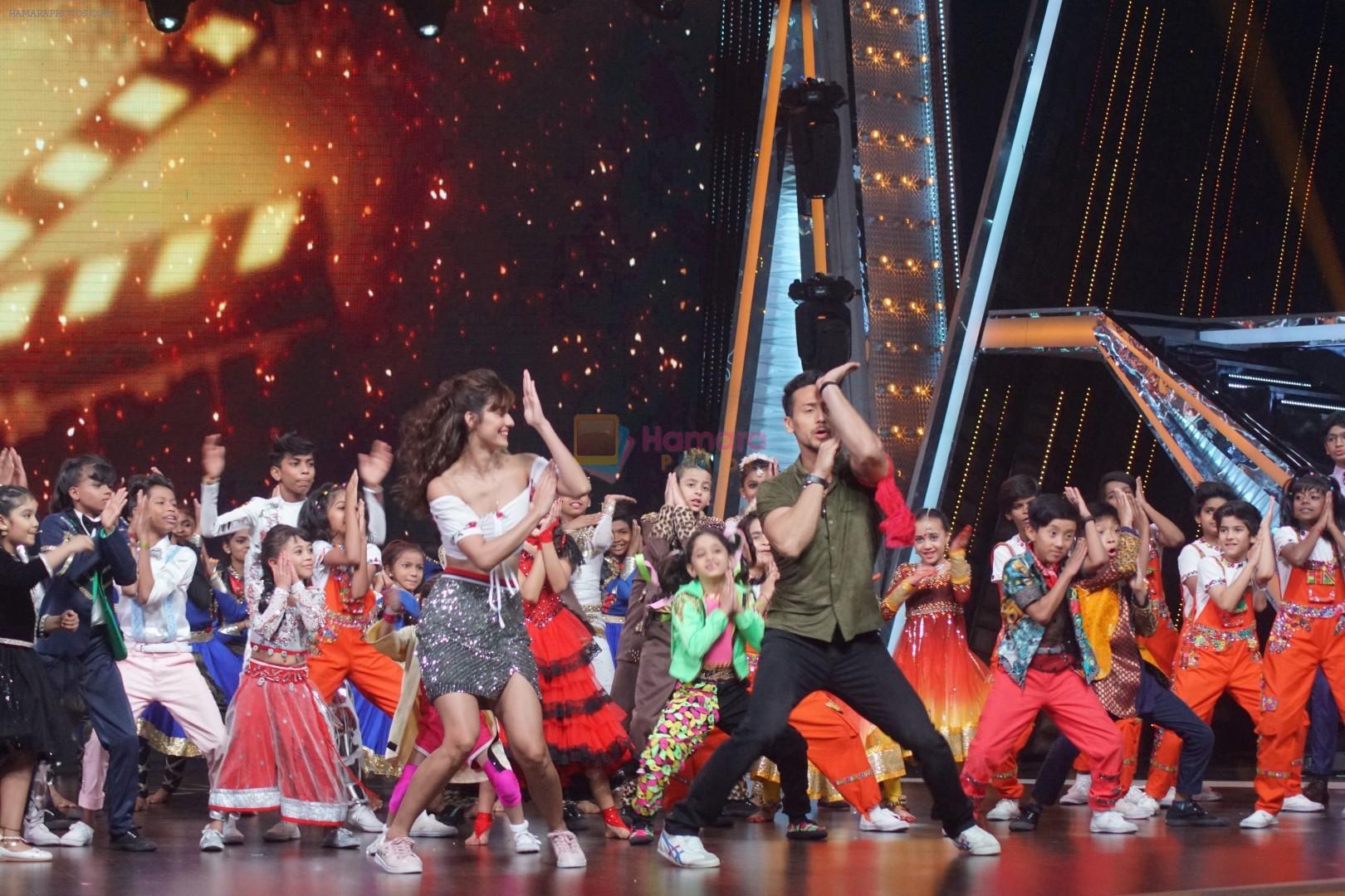 Tiger Shroff, Disha Patani On Sets Of DiD Little Master on 18th March 2018