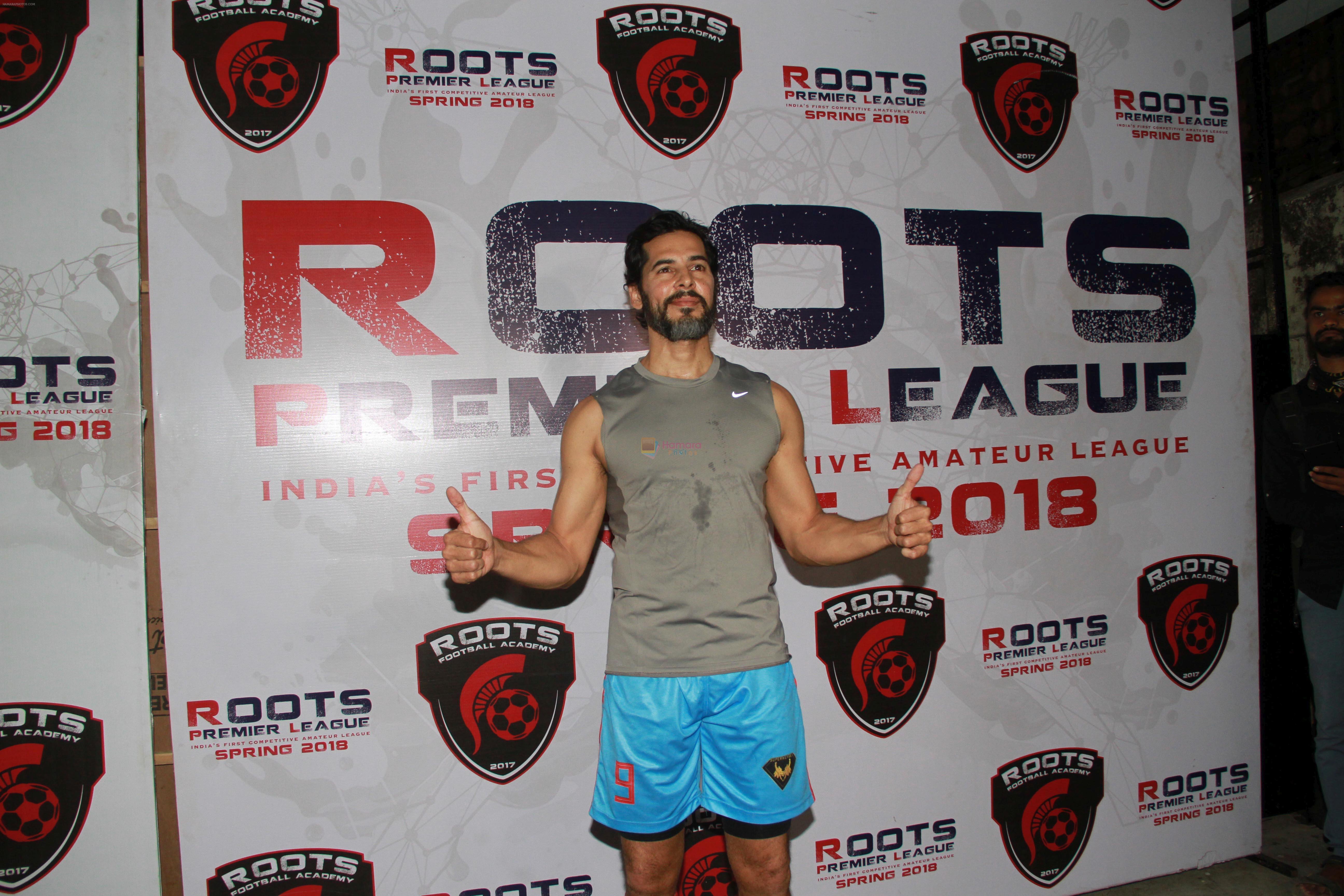 Dino Morea at Roots Premiere League at St Andrews bandra ,mumbai on 21st March 2018