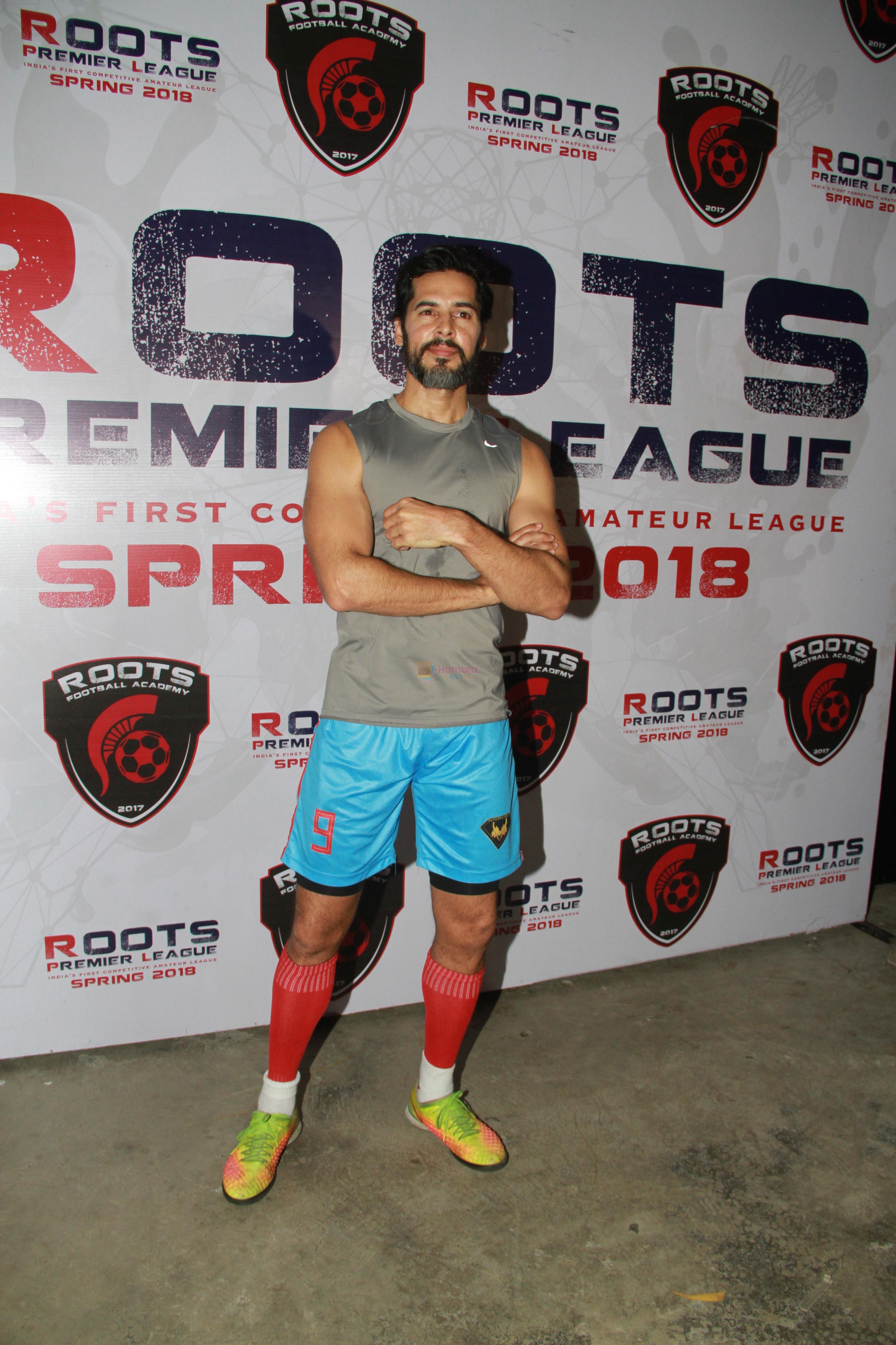 Dino Morea at Roots Premiere League at St Andrews bandra ,mumbai on 21st March 2018