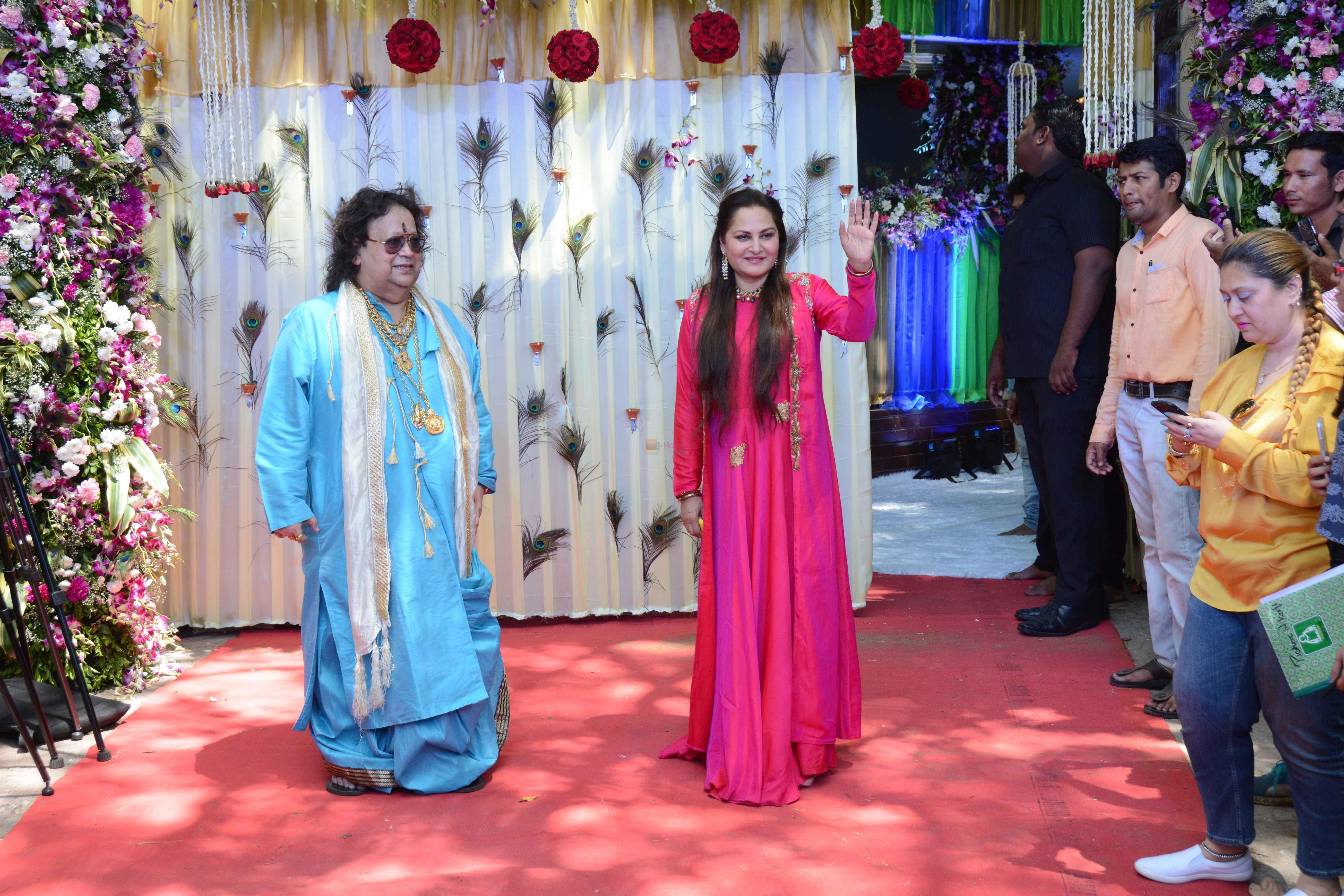 Jaya Prada Bappi Lahiri at The auspicious occasion of Annaprasanna on 22nd March 2018