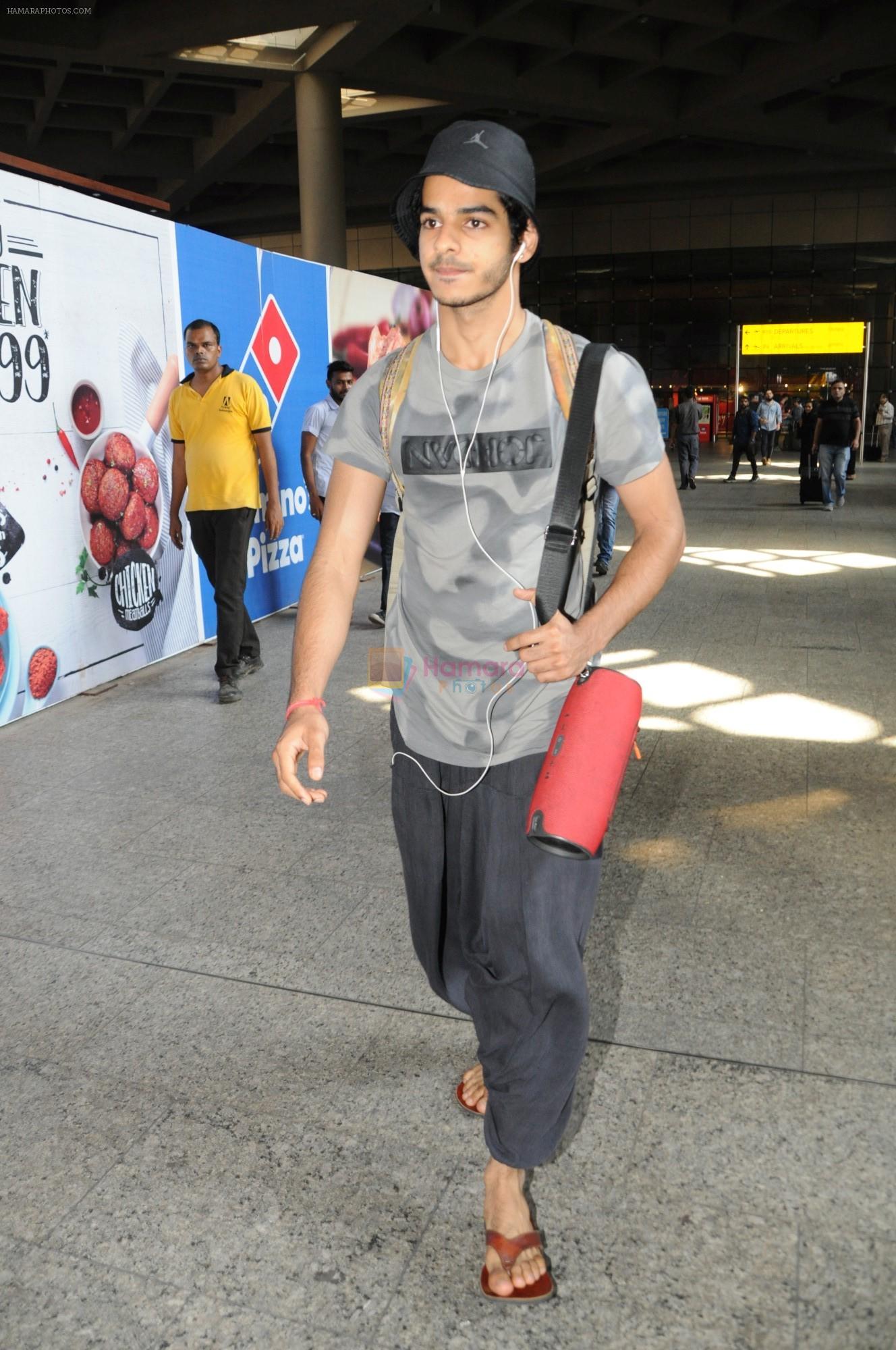 Ishaan Khatter Spotted At Airport on 27th March 2018