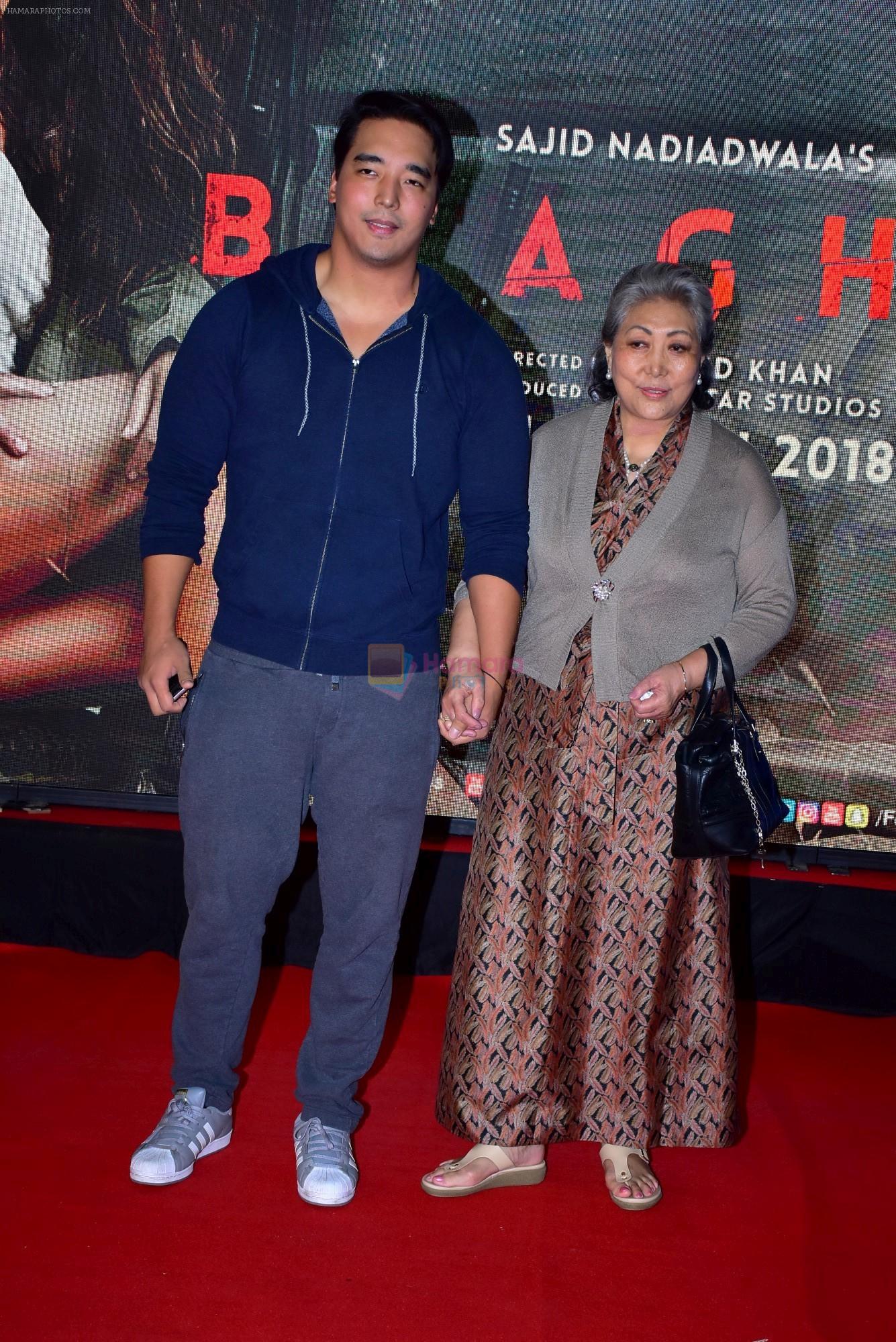 Rinzing Denzongpa at the Special Screening Of Film Baaghi 2 on 29th March 2018