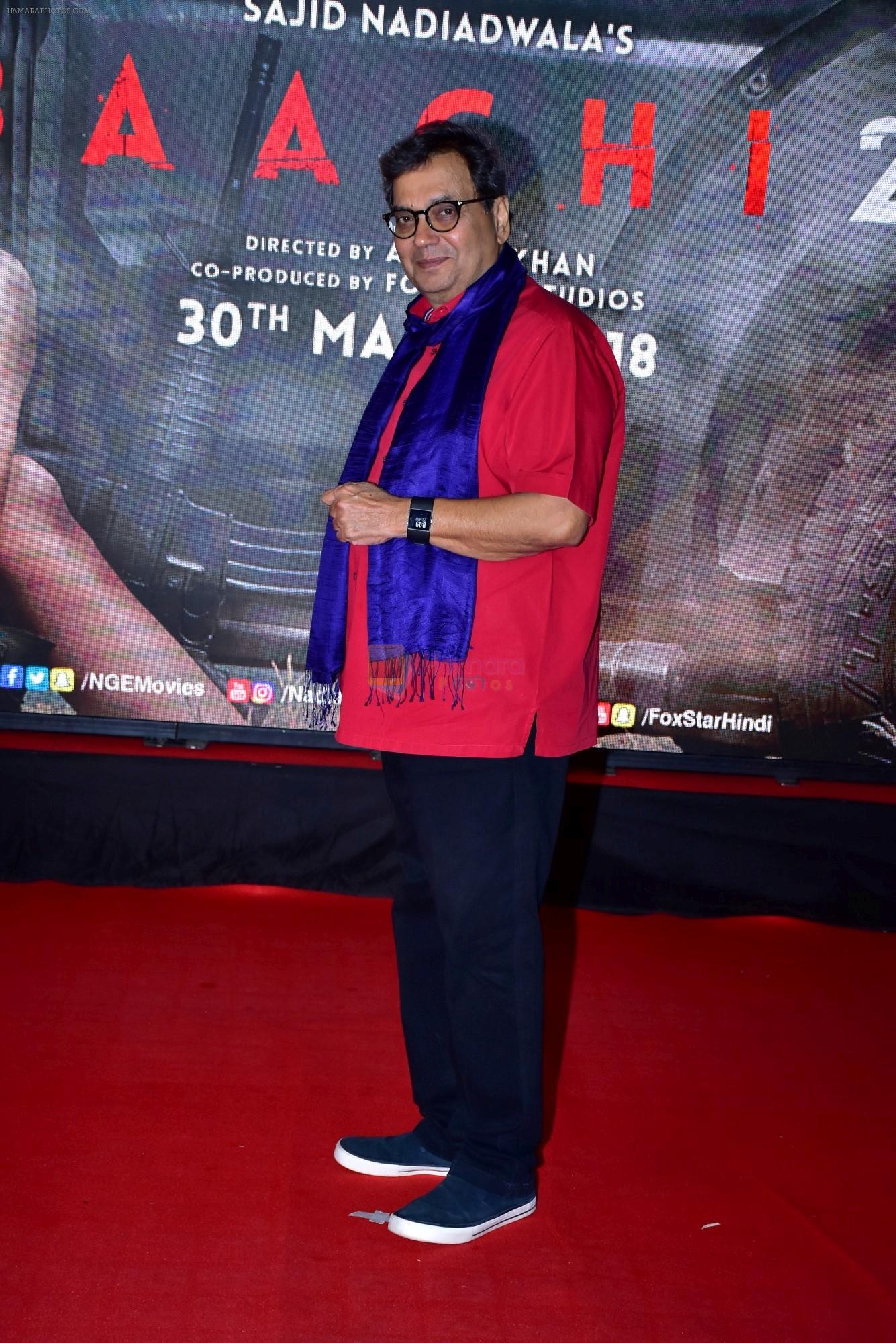 Subhash GHai at the Special Screening Of Film Baaghi 2 on 29th March 2018