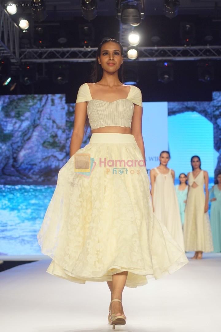 Model walk the ramp for Mandira Wirk at Bombay Times Fashion Week in Mumbai on 30th March 2018