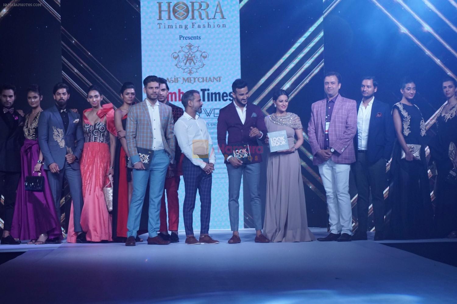 Anita Hassanandani & Rohit Reddy Showstopper For Designer Asif Merchant (Horra) At Bombay Times Fashion Week on 1st April 2018