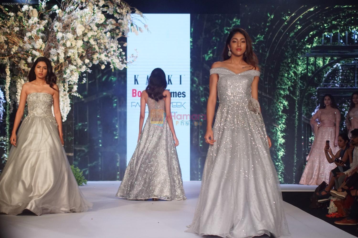 model walk the ramp for Designer Kalki At Bombay Times Fashion Week on 1st April 2018