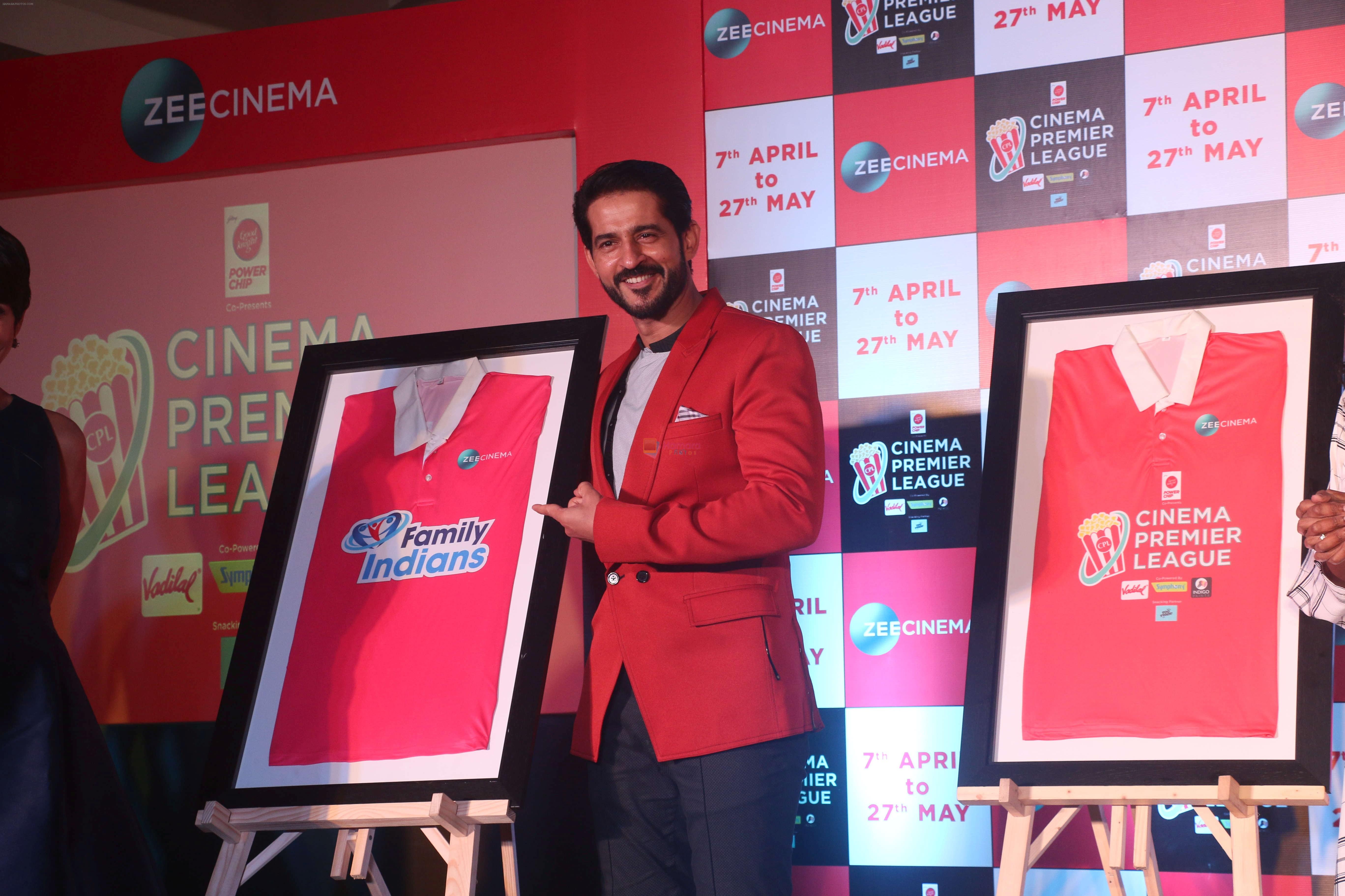 Hiten Tejwani at the Launch Of Cinema Premiere League By Zee Cinema on 6th April 2018