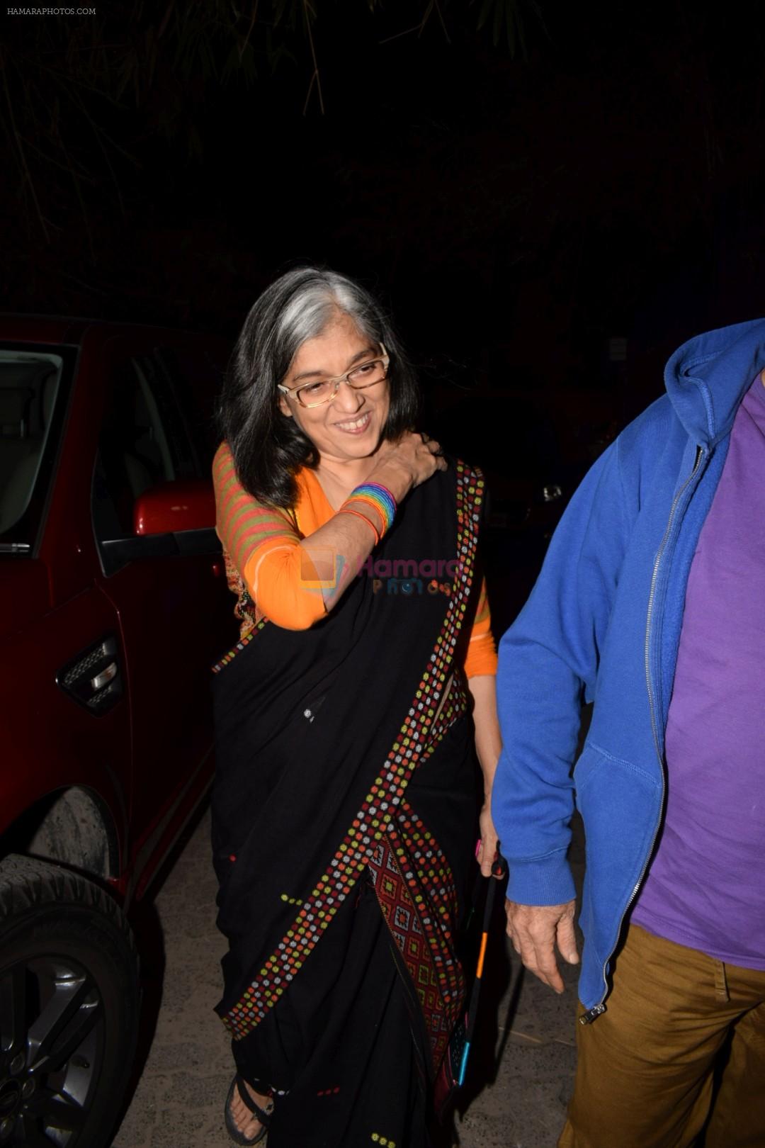 Ratna Pathak Shah at the Screening Of Movie Black Mail At Sunny Super Sound on 6th April 2018
