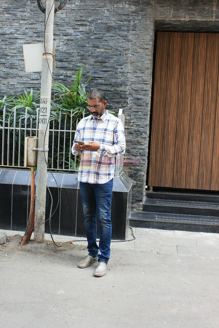 Nagraj Majule spotted at Aamir Khan's house in bandra on 7th April 2018