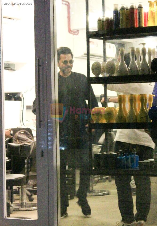 Anil Kapoor Spotted At BBLUNT Salon In Bandra on 8th April 2018