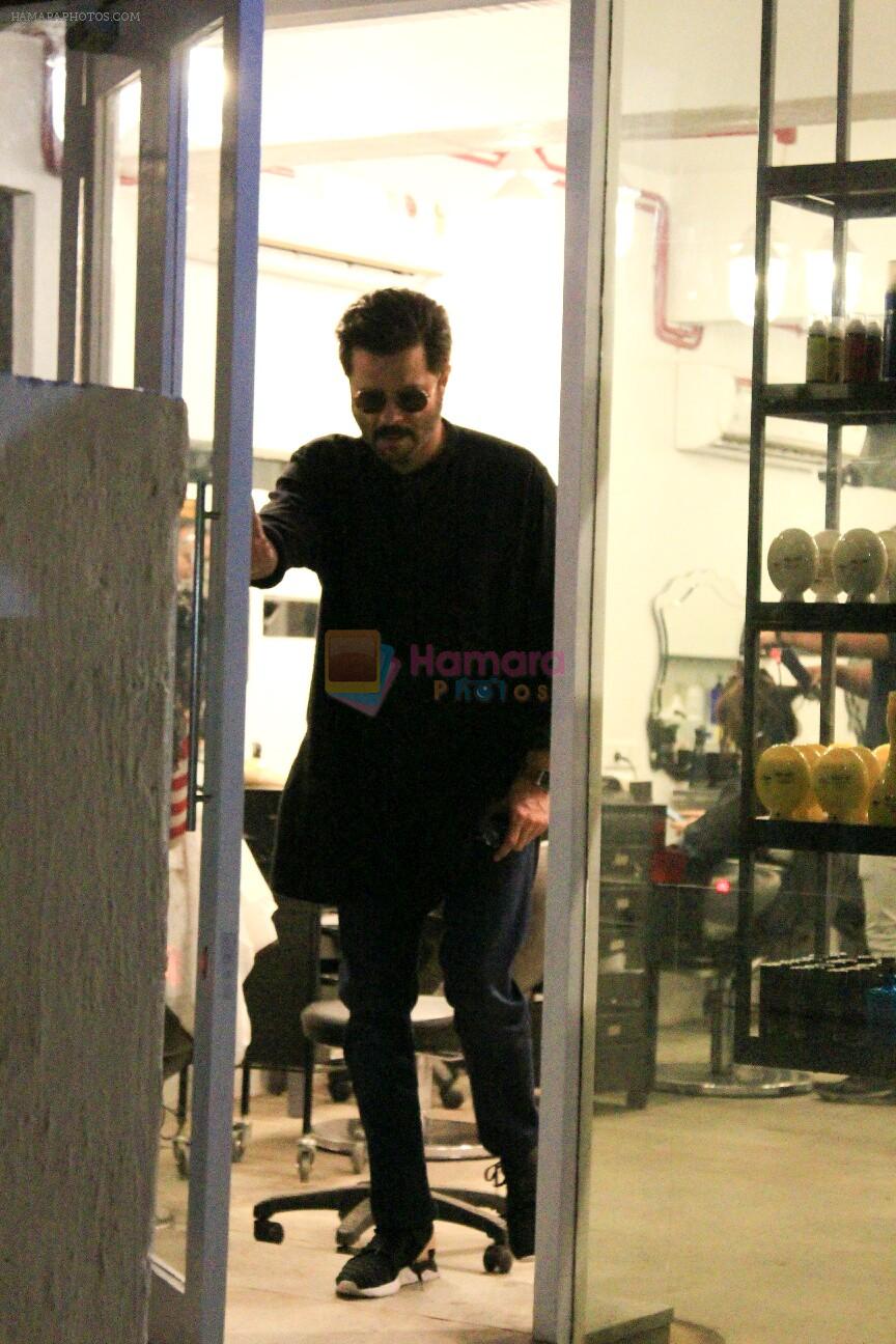Anil Kapoor Spotted At BBLUNT Salon In Bandra on 8th April 2018
