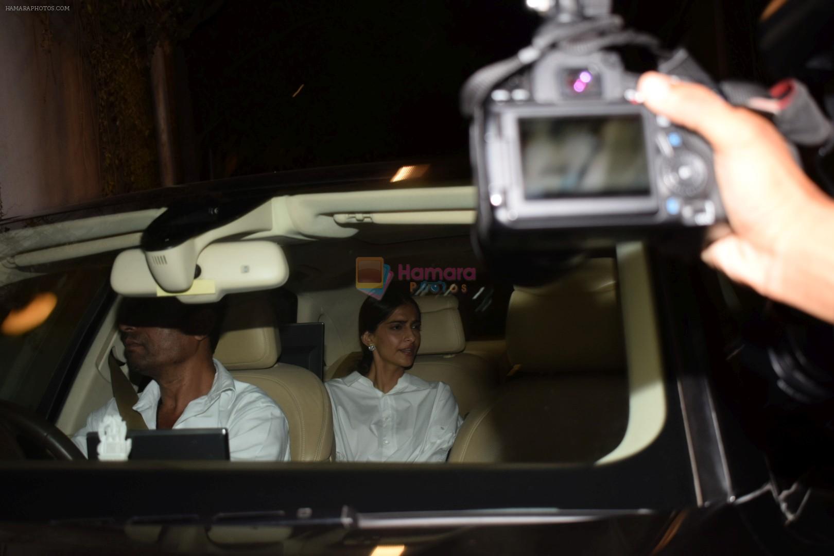 Sonam Kapoor Spotted At A Party In Juhu on 9th April 2018