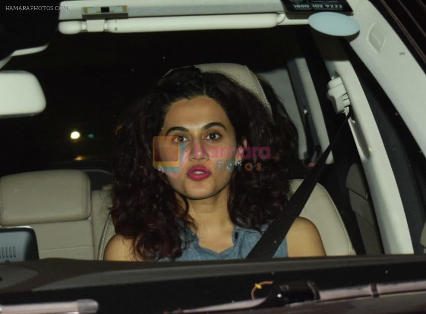 Taapsee Pannu at the Screening Of Movie October in Yash Raj on 12th April 2018