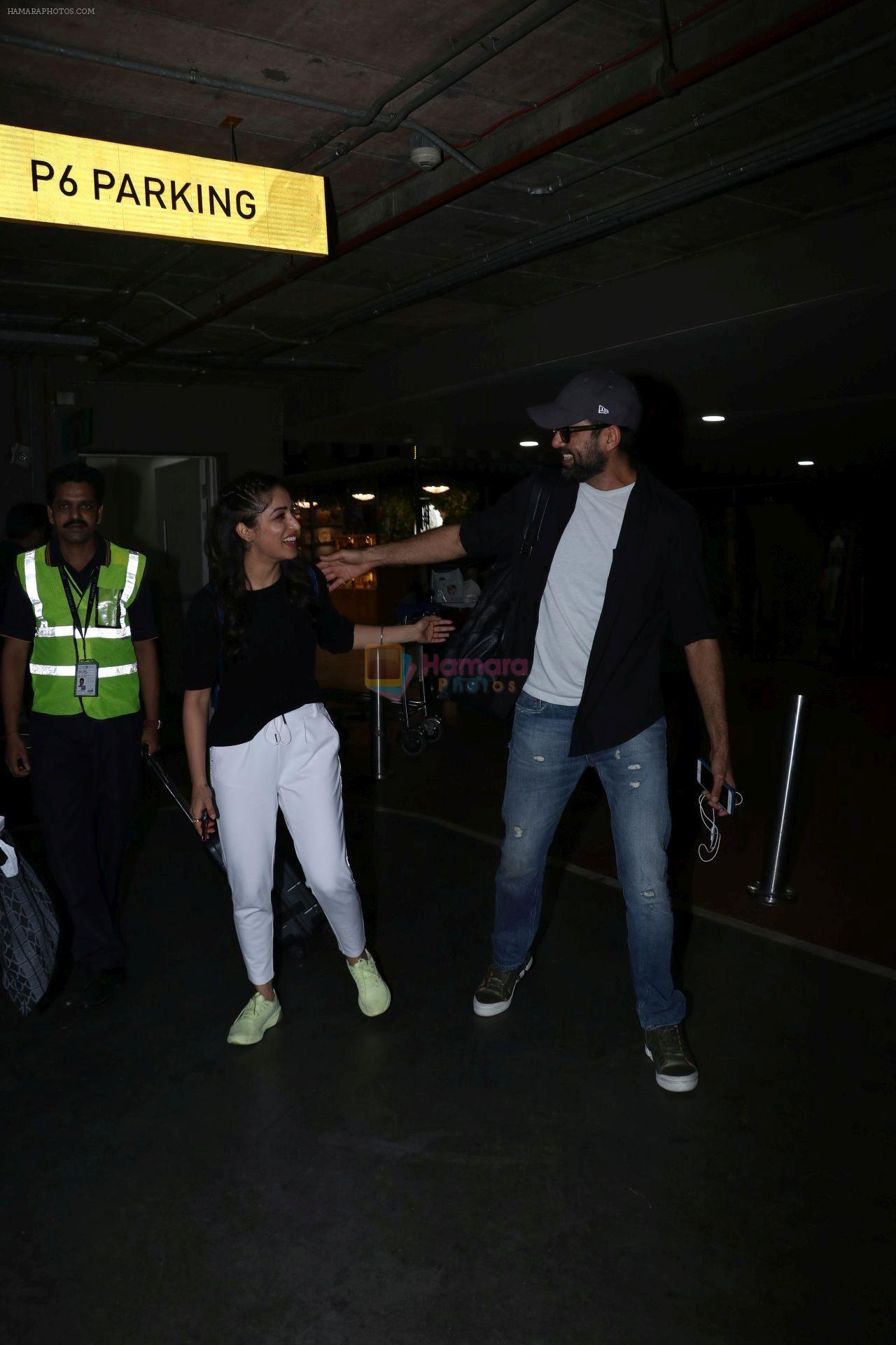 Yami Gautam, Abhay Deol Spotted At Airport on 17th April 2018