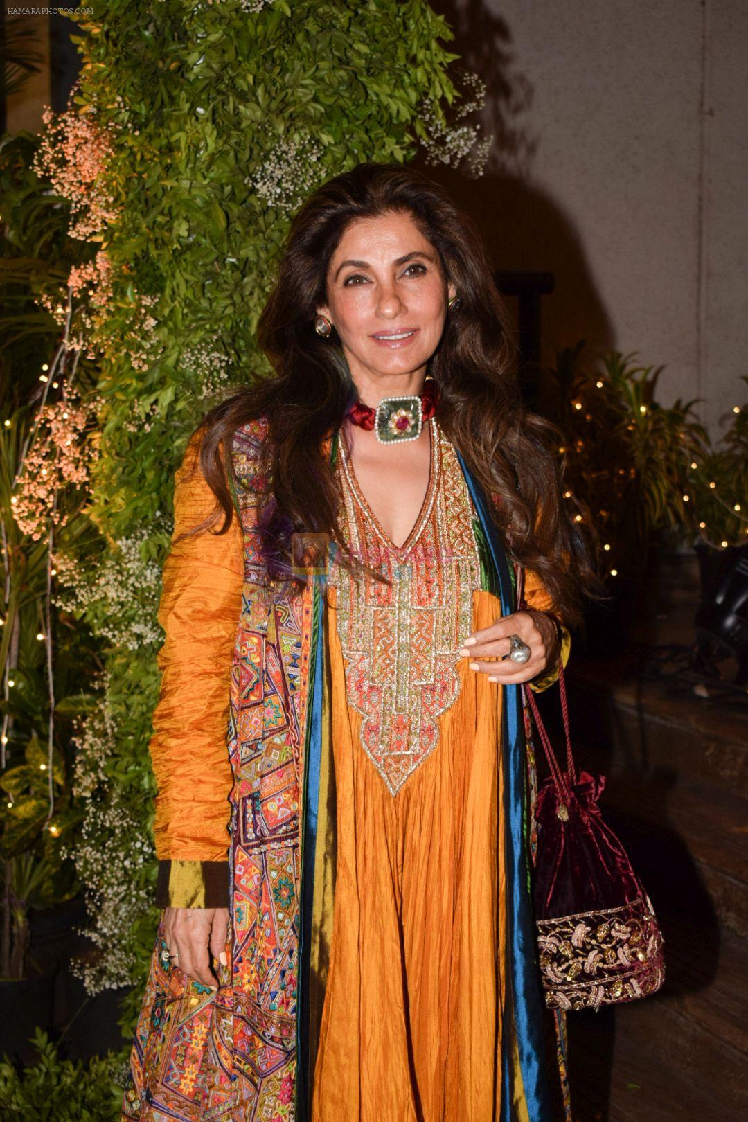 Dimple Kapadia attend a wedding reception at The Club andheri in mumbai on 22nd April 2018