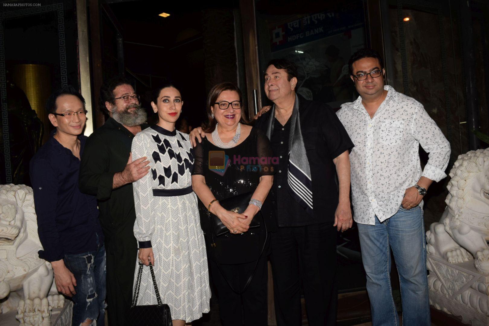 Karisma Kapoor, Babita, Randhir Kapoor Celebrate The Birthday Of Babita on 19th April 2018