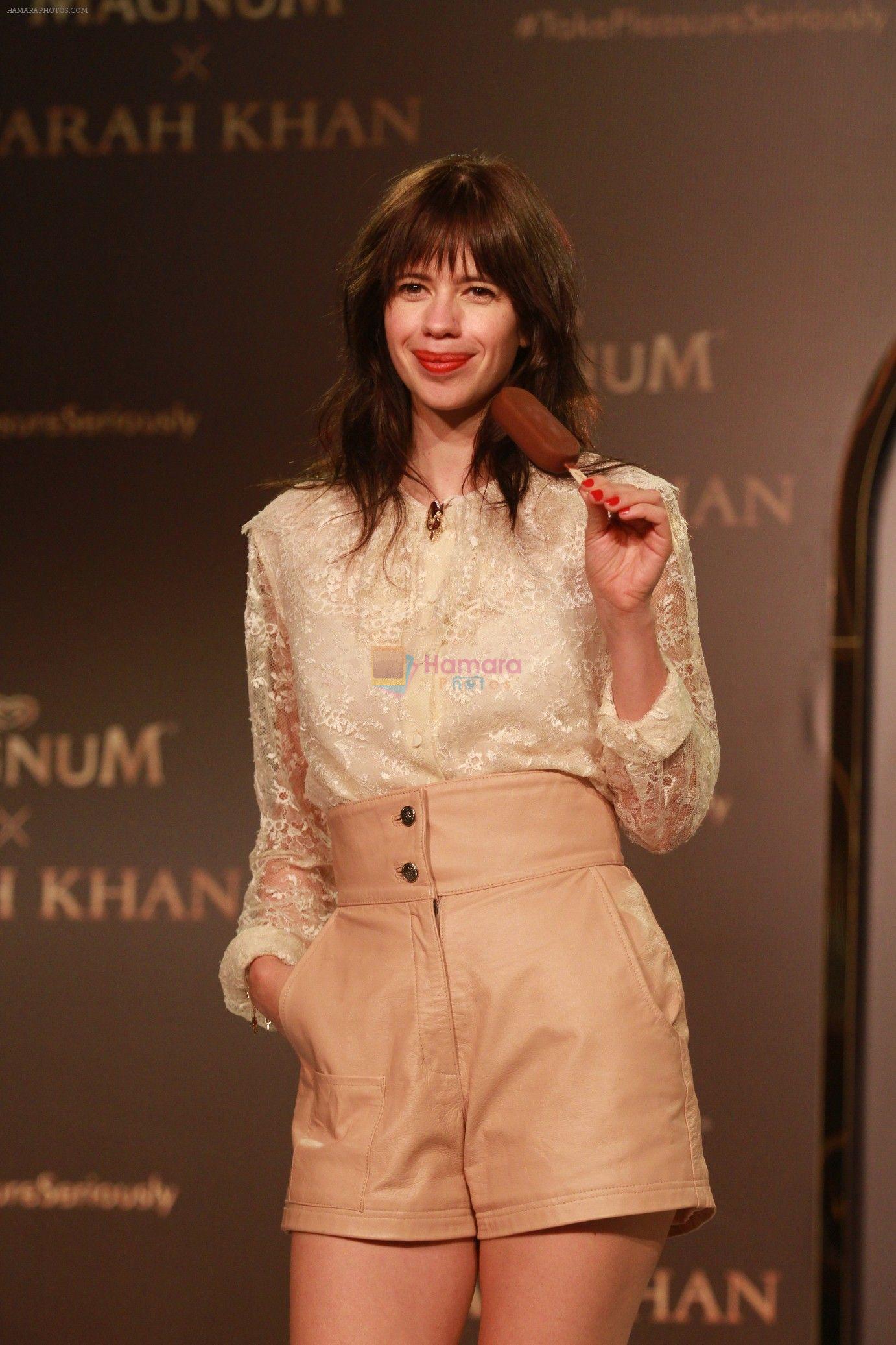 Kalki Koechlin unveil a collection of jewels in collaboration with Magnum on 24th April 2018